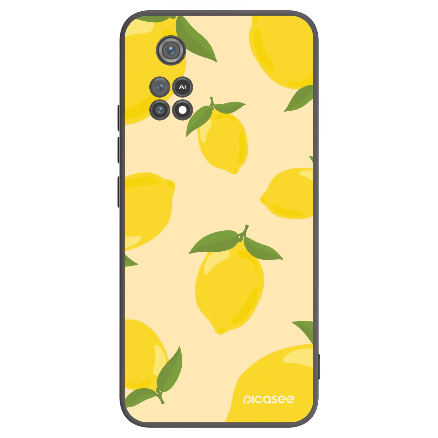 Picasee silikonowe czarne etui na Xiaomi Poco M4 Pro - Limoncella