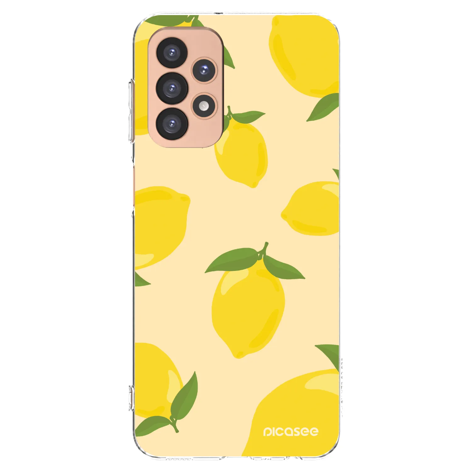 Picasee silikonowe przeźroczyste etui na Samsung Galaxy A23 A236B 5G - Limoncella