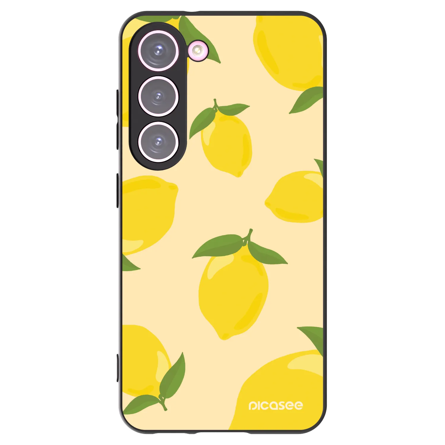 Picasee silikonowe czarne etui na Samsung Galaxy S23 5G - Limoncella