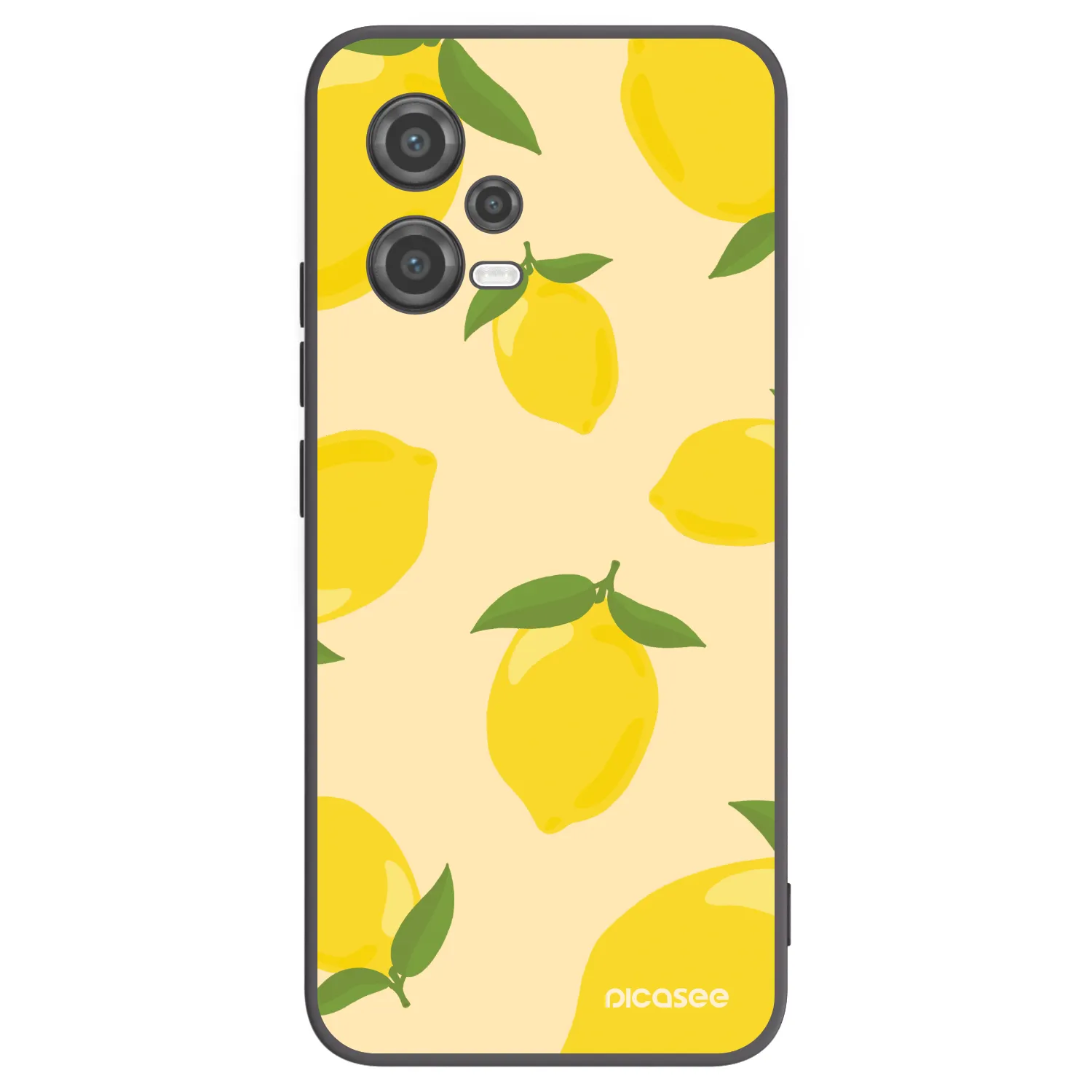Picasee silikonowe czarne etui na Xiaomi Poco X5 - Limoncella