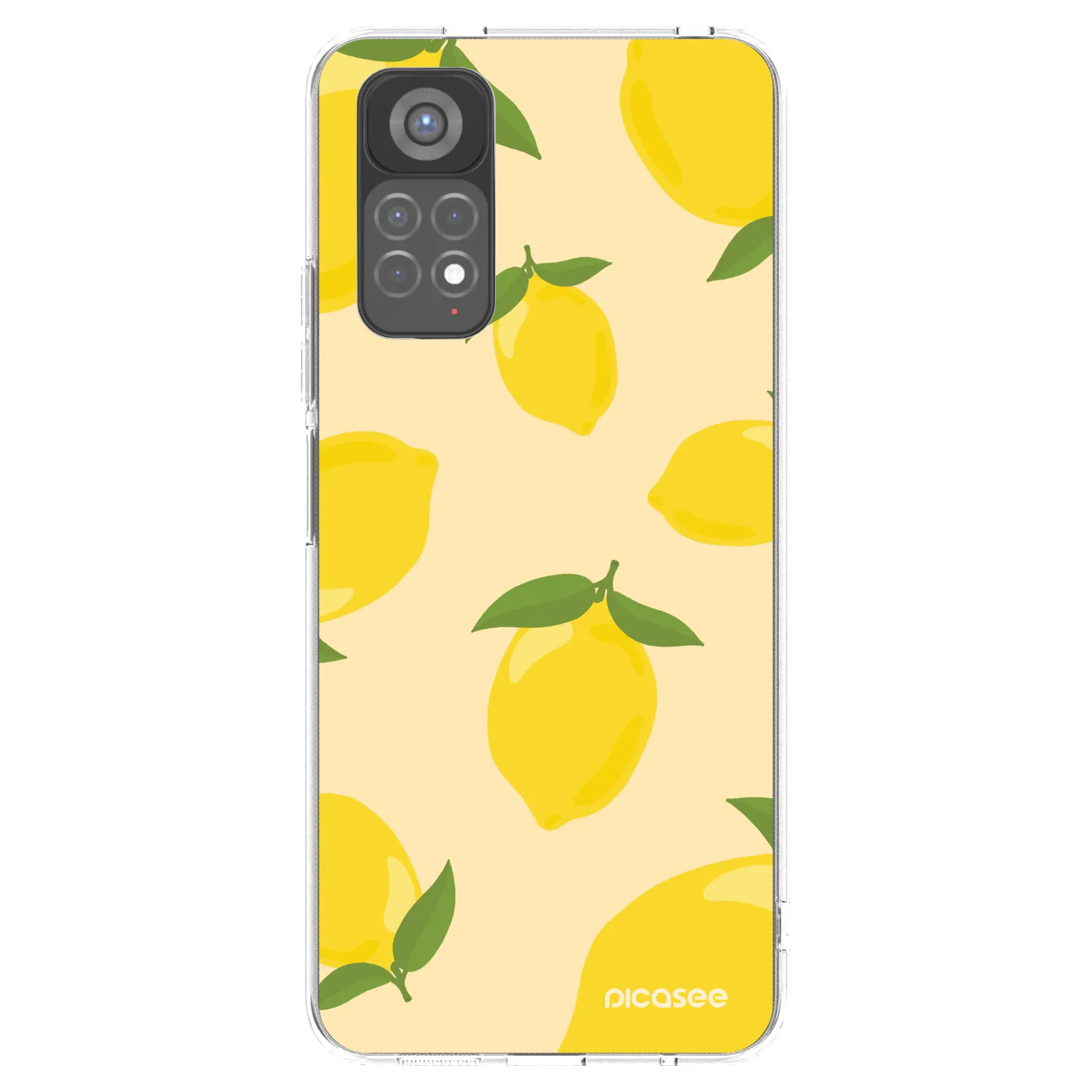 Picasee silikonowe przeźroczyste etui na Xiaomi Redmi Note 11S 5G - Limoncella