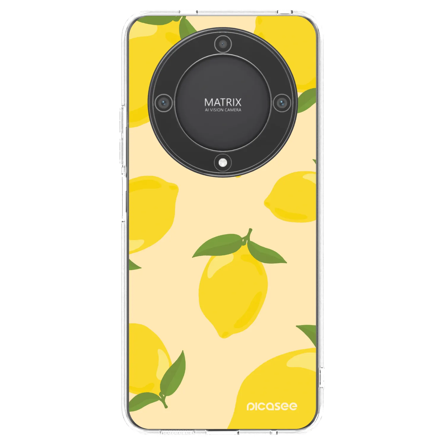 Picasee silikonowe przeźroczyste etui na Honor Magic5 Lite 5G - Limoncella