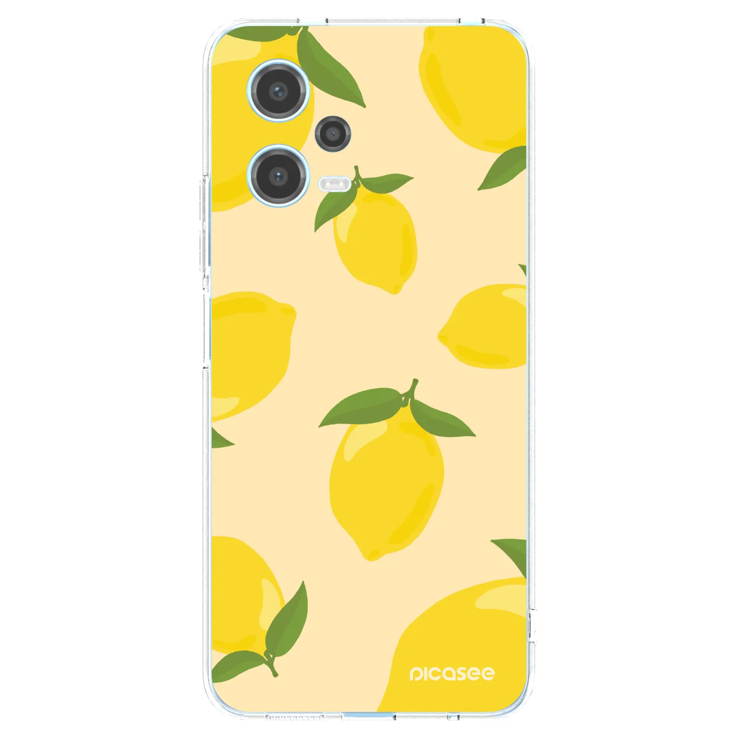 Picasee silikonowe przeźroczyste etui na Xiaomi Redmi Note 12 5G - Limoncella