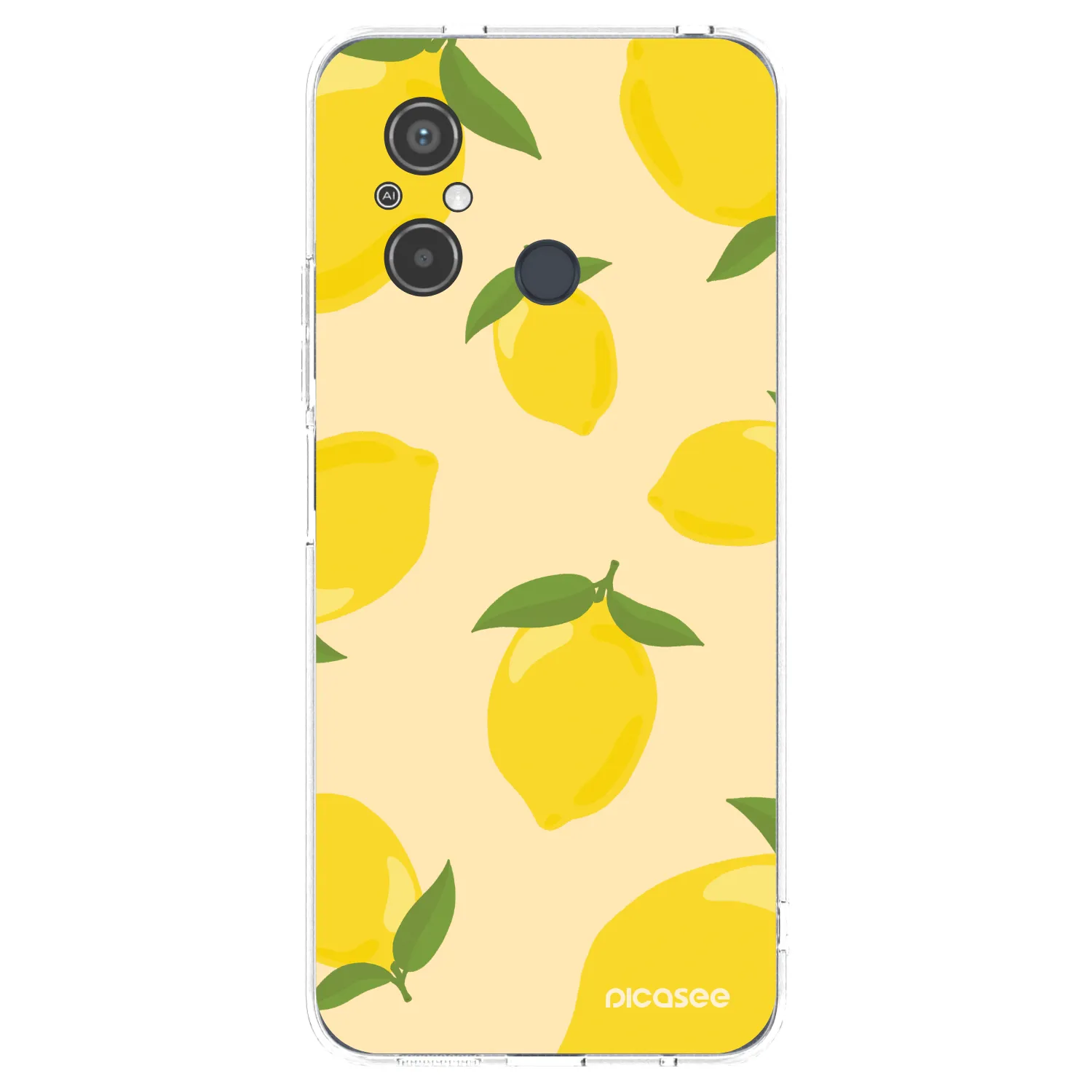 Picasee silikonowe przeźroczyste etui na Xiaomi Redmi 12C - Limoncella