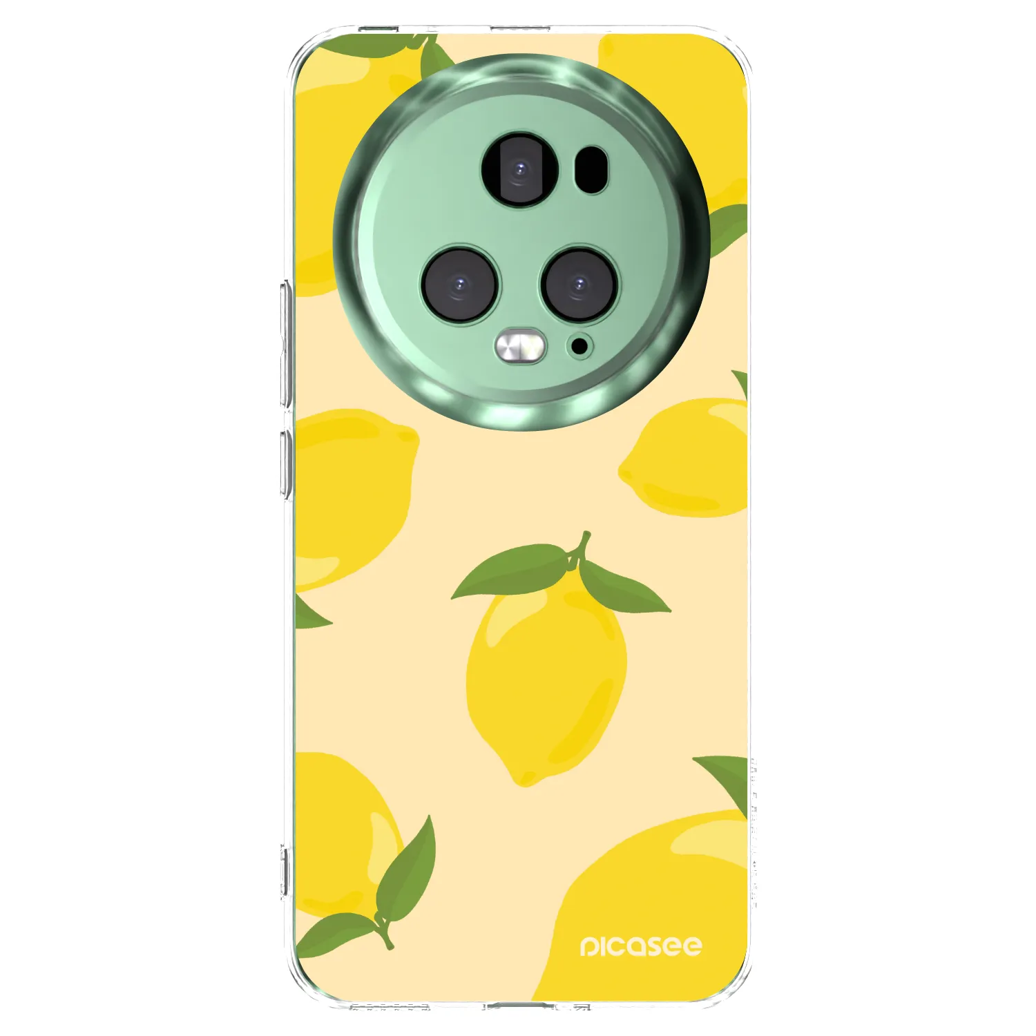 Picasee silikonowe przeźroczyste etui na Honor Magic5 Pro - Limoncella