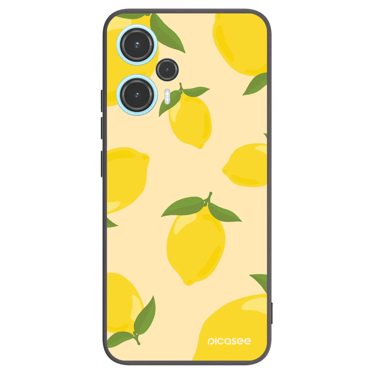 Picasee silikonowe czarne etui na Xiaomi Poco F5 - Limoncella