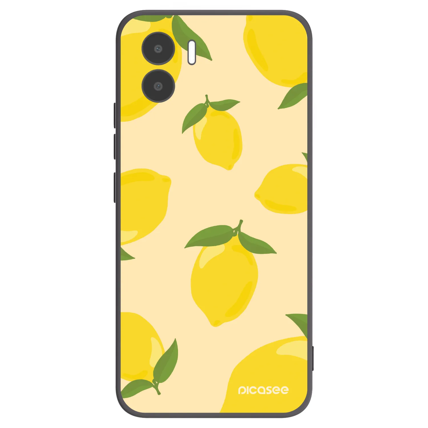 Picasee silikonowe czarne etui na Xiaomi Redmi A2 - Limoncella