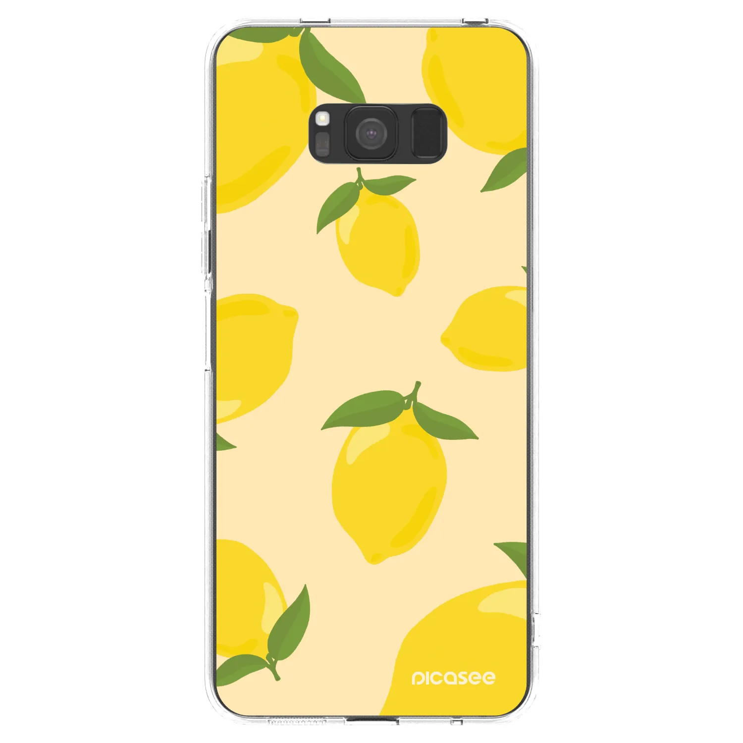 Picasee silikonowe przeźroczyste etui na Samsung Galaxy S8 G950F - Limoncella