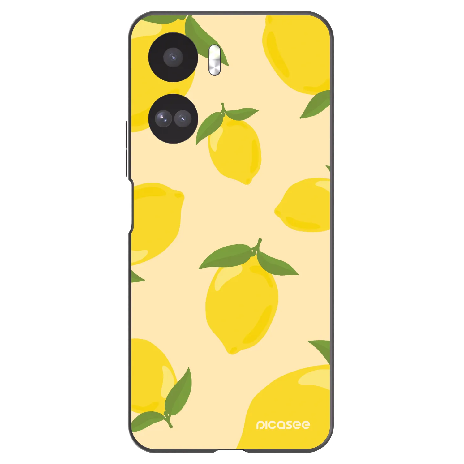 Picasee silikonowe czarne etui na Honor 90 Lite 5G - Limoncella