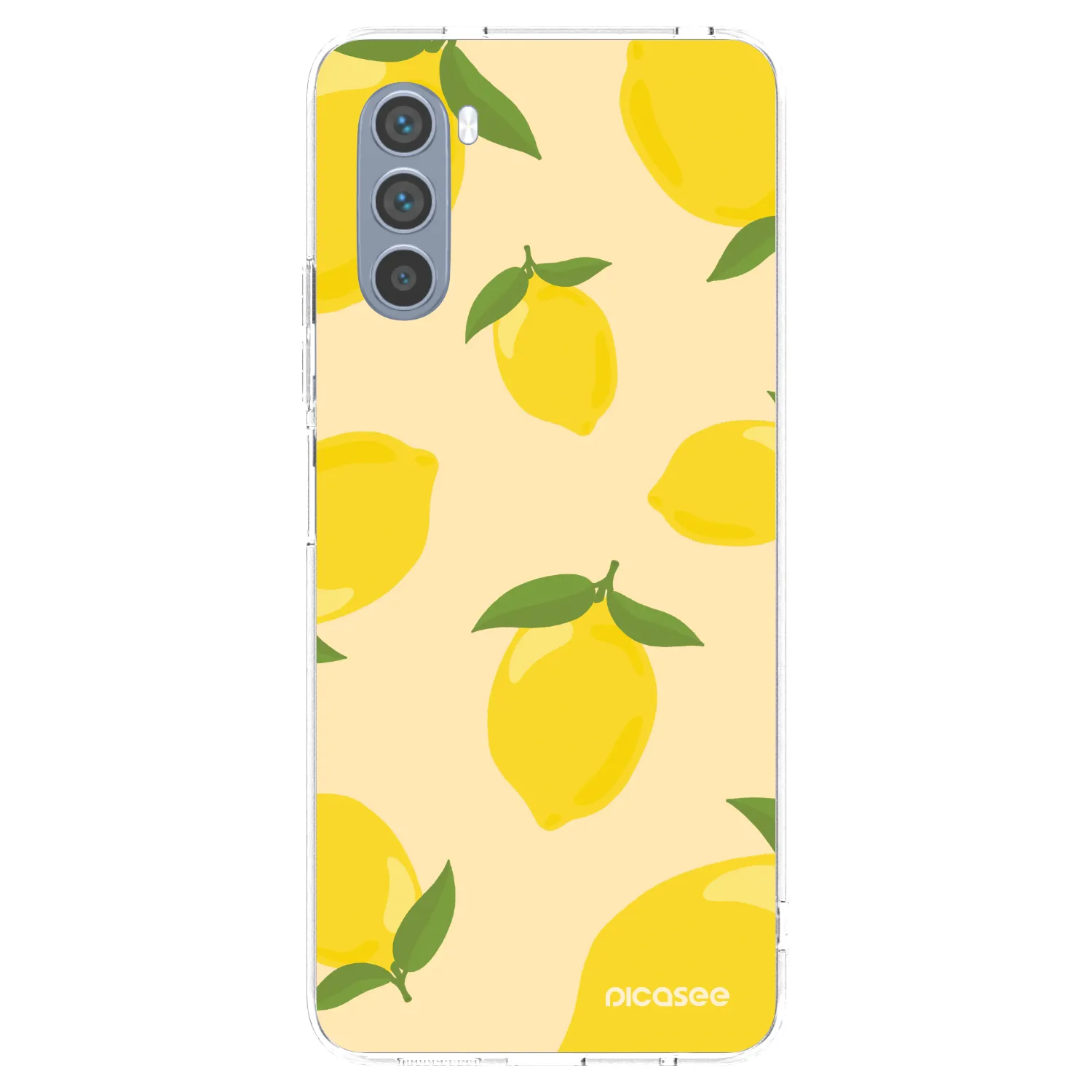 Picasee silikonowe przeźroczyste etui na Motorola Moto G62 - Limoncella