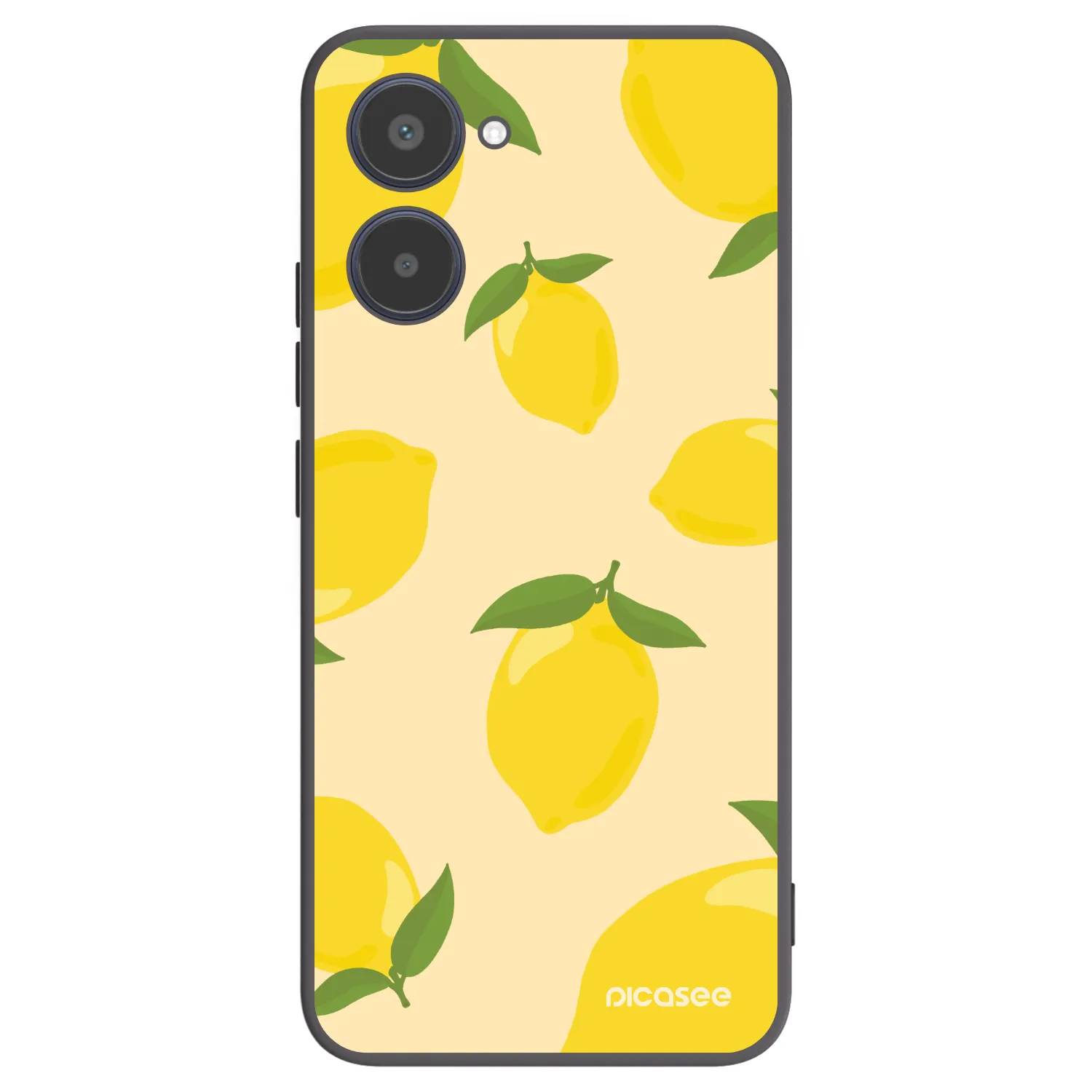 Picasee silikonowe czarne etui na Realme 10 4G - Limoncella