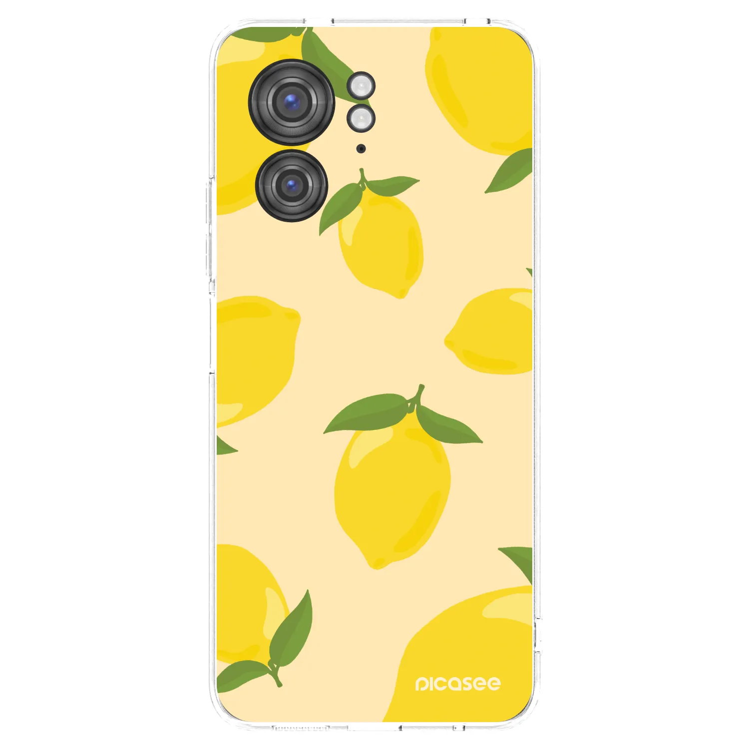 Picasee silikonowe przeźroczyste etui na Motorola Edge 40 - Limoncella