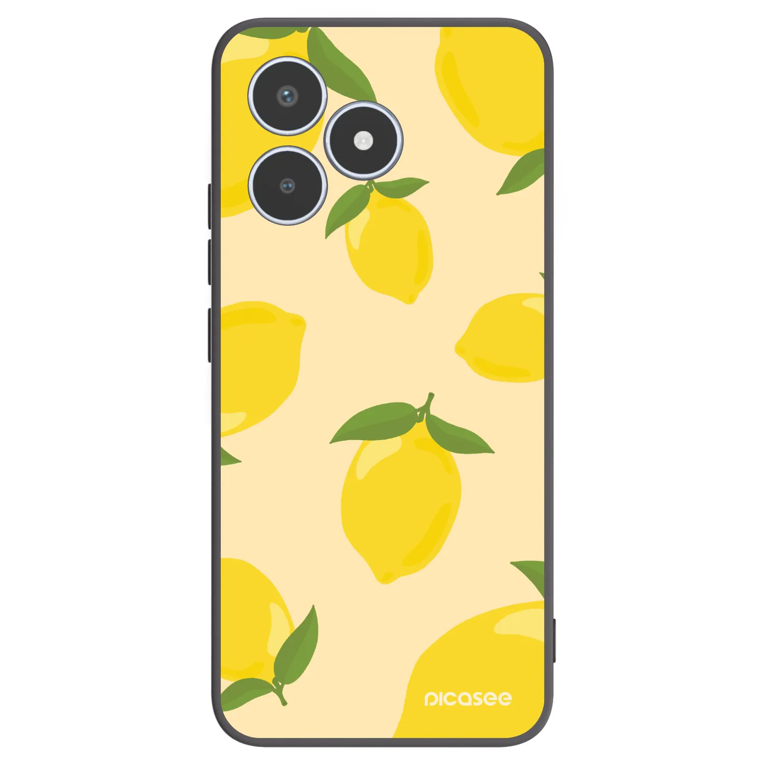 Picasee silikonowe czarne etui na Realme C53 - Limoncella