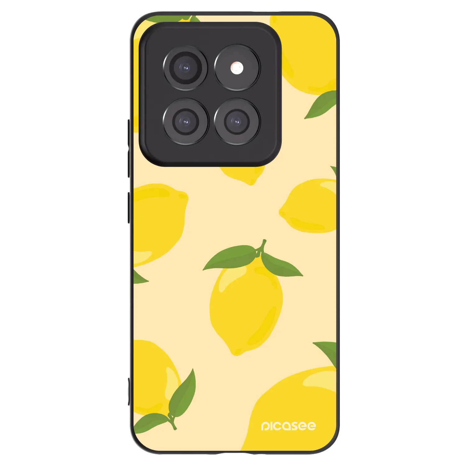 Picasee silikonowe czarne etui na Xiaomi 14 Pro - Limoncella