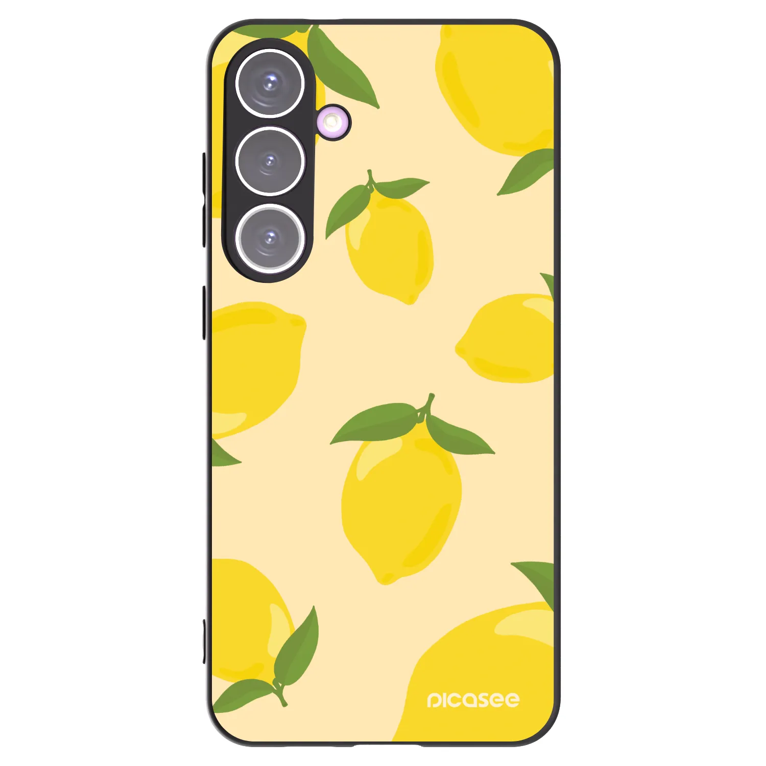 Picasee silikonowe czarne etui na Samsung Galaxy S24+ S926B 5G - Limoncella