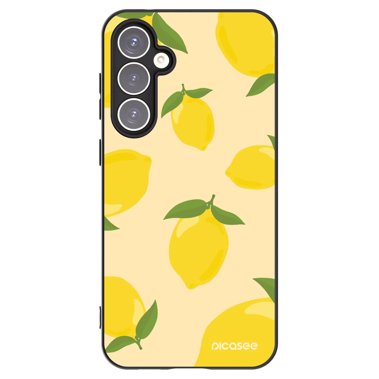 Picasee silikonowe czarne etui na Samsung Galaxy S23 FE S711B - Limoncella