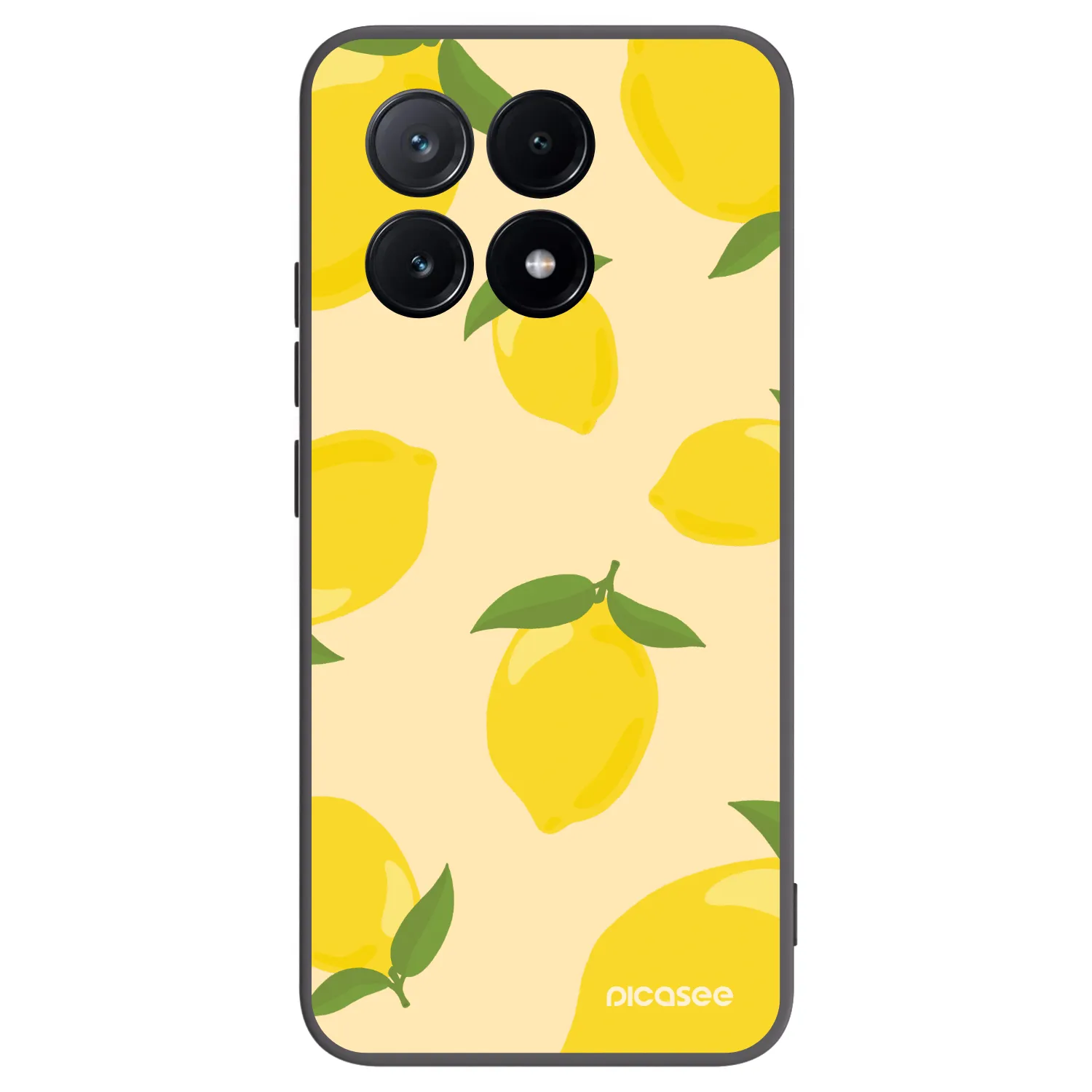 Picasee silikonowe czarne etui na Xiaomi Poco X6 Pro - Limoncella