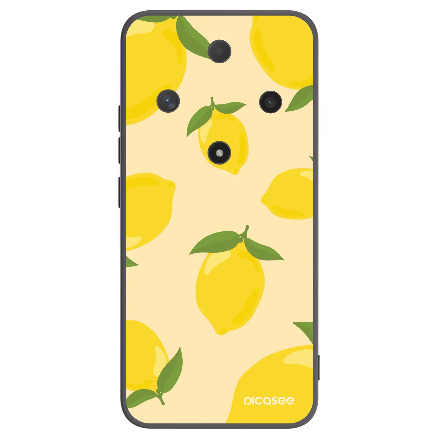 Picasee silikonowe czarne etui na Honor Magic6 Lite 5G - Limoncella