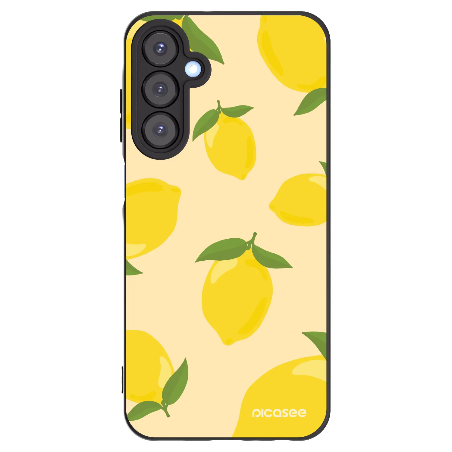 Picasee silikonowe czarne etui na Samsung Galaxy A25 A256B 5G - Limoncella