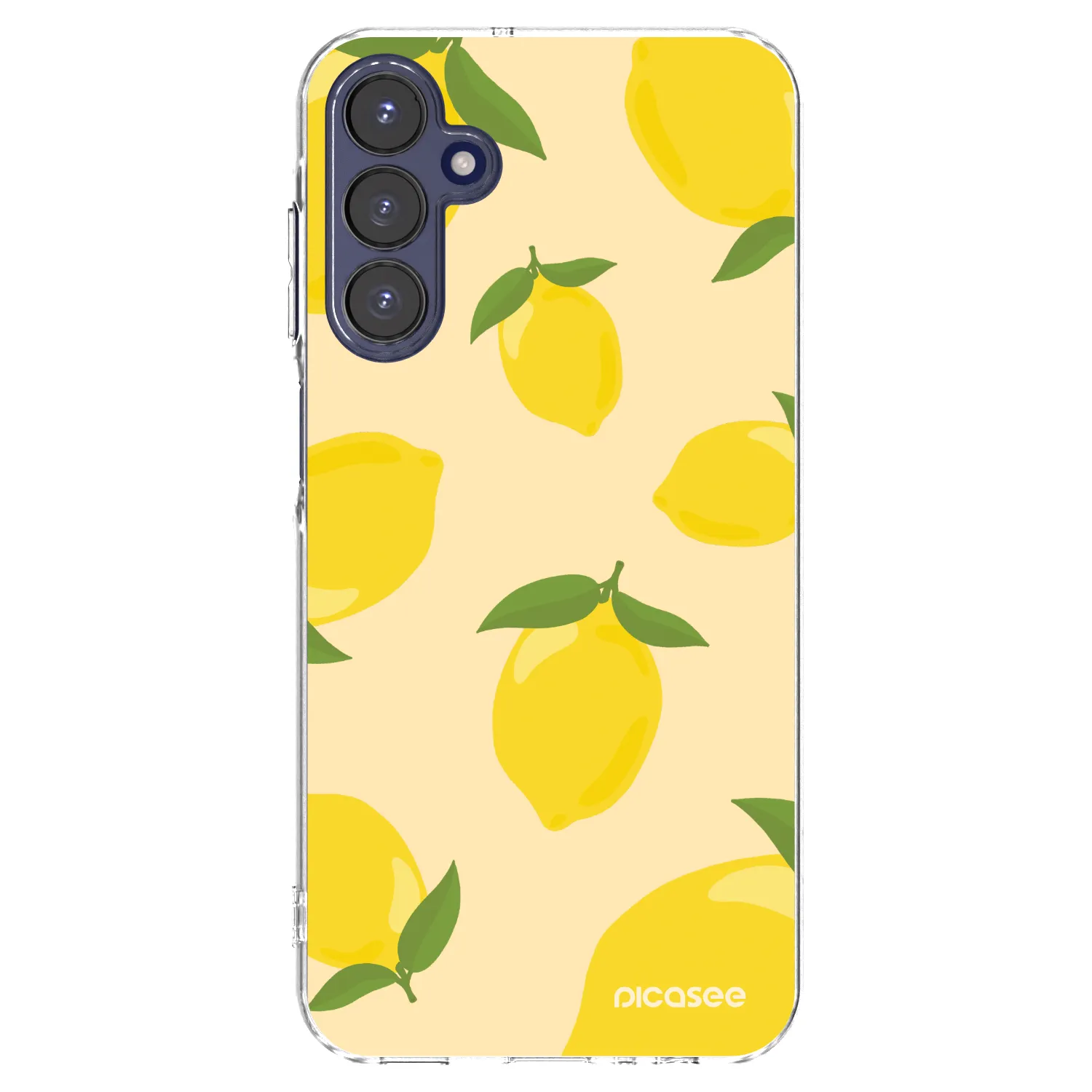 Picasee silikonowe przeźroczyste etui na Samsung Galaxy A15 A155F 4G - Limoncella