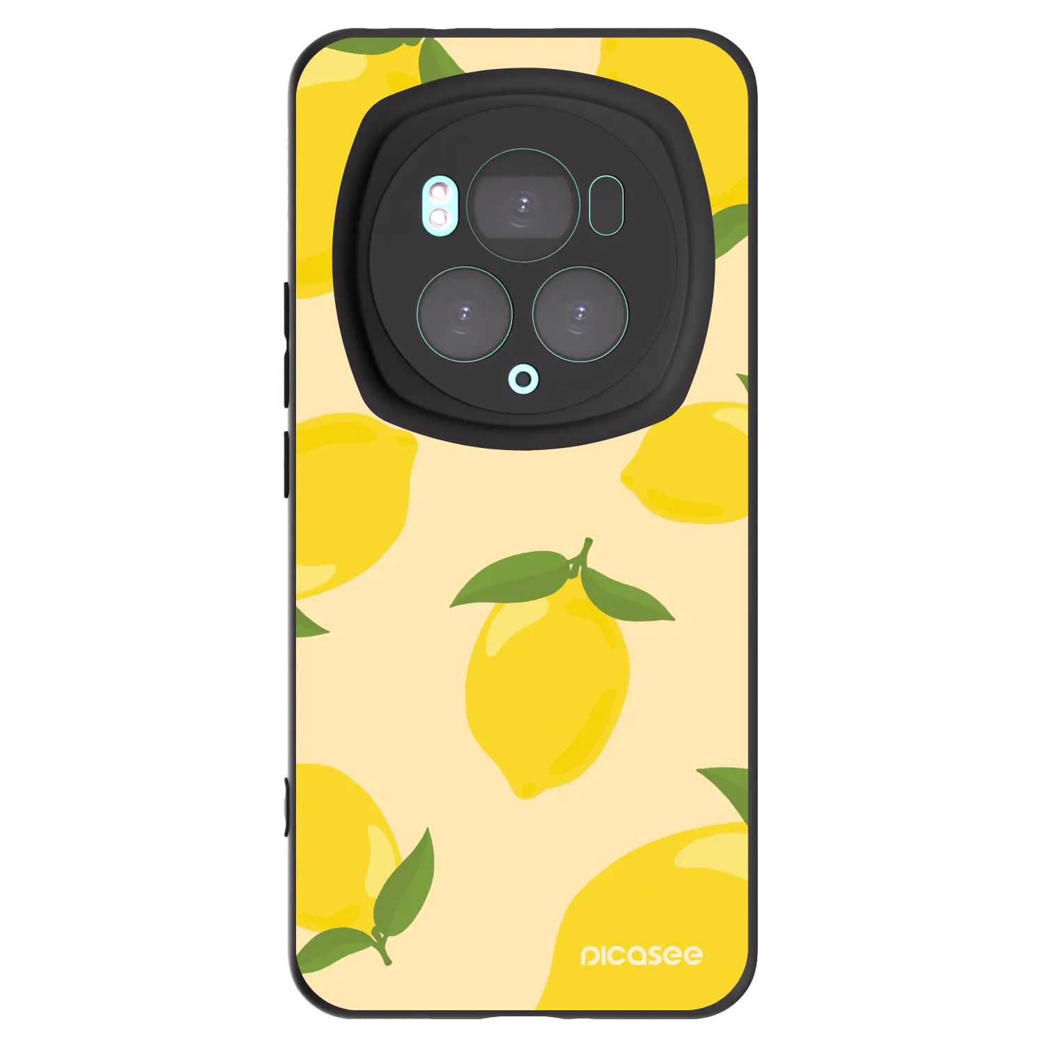 Picasee silikonowe czarne etui na Honor Magic6 Pro - Limoncella