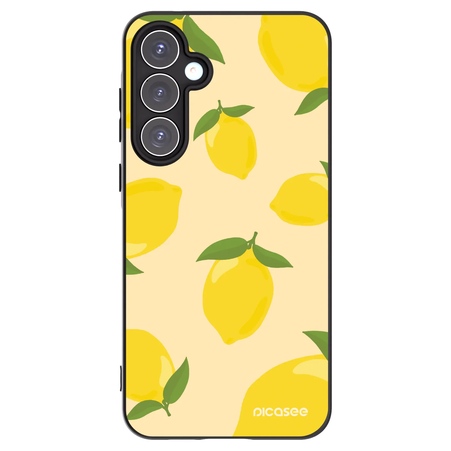 Picasee silikonowe czarne etui na Samsung Galaxy A55 5G A556B - Limoncella