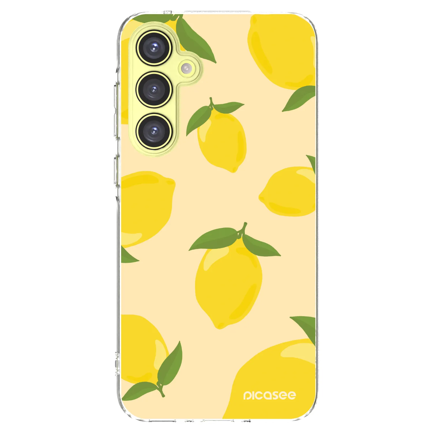 Picasee silikonowe przeźroczyste etui na Samsung Galaxy A35 5G A356B - Limoncella