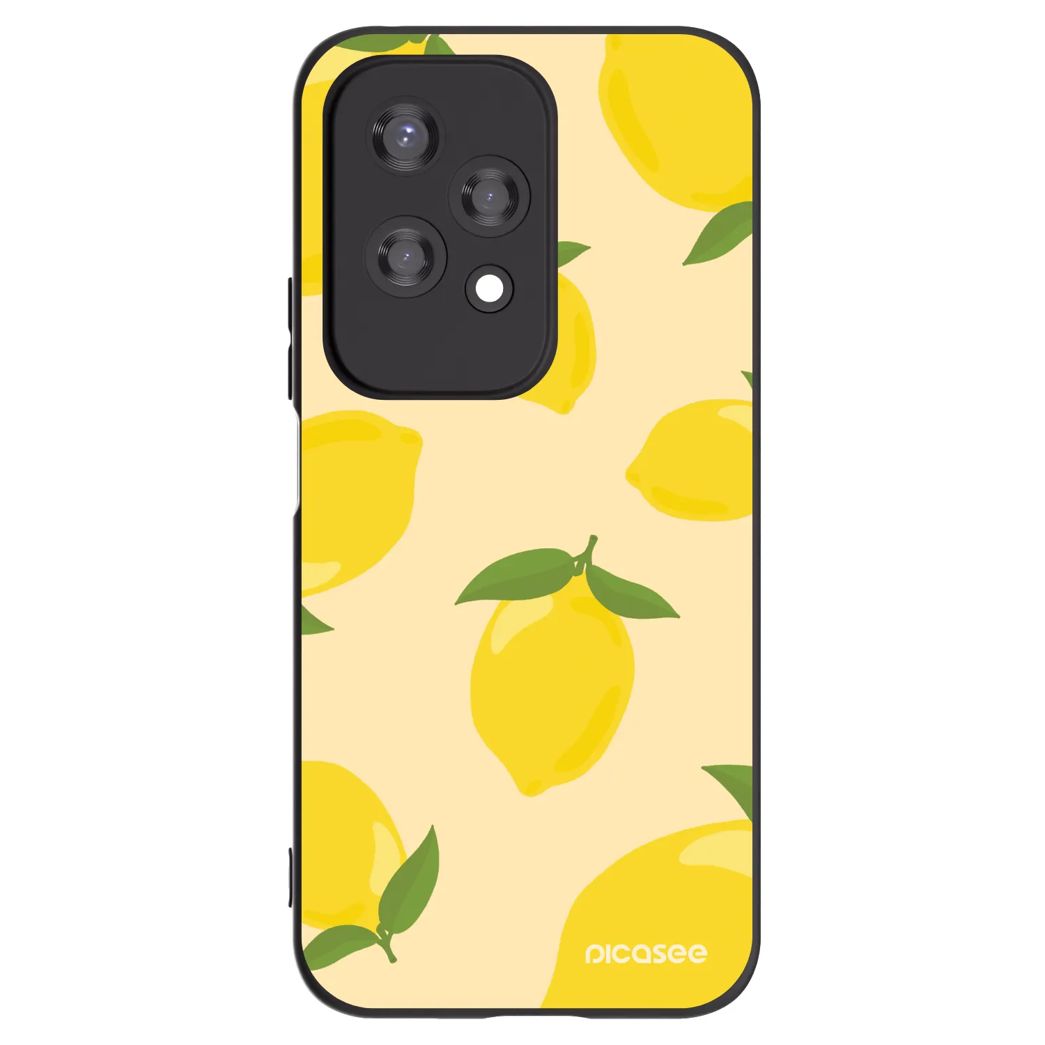 Picasee silikonowe czarne etui na Honor 200 Lite - Limoncella