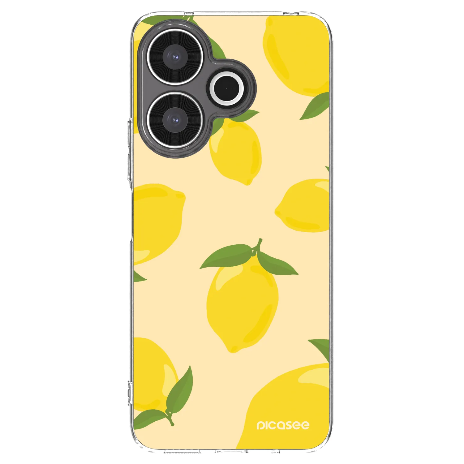 Picasee silikonowe przeźroczyste etui na Xiaomi Redmi 13 4G - Limoncella