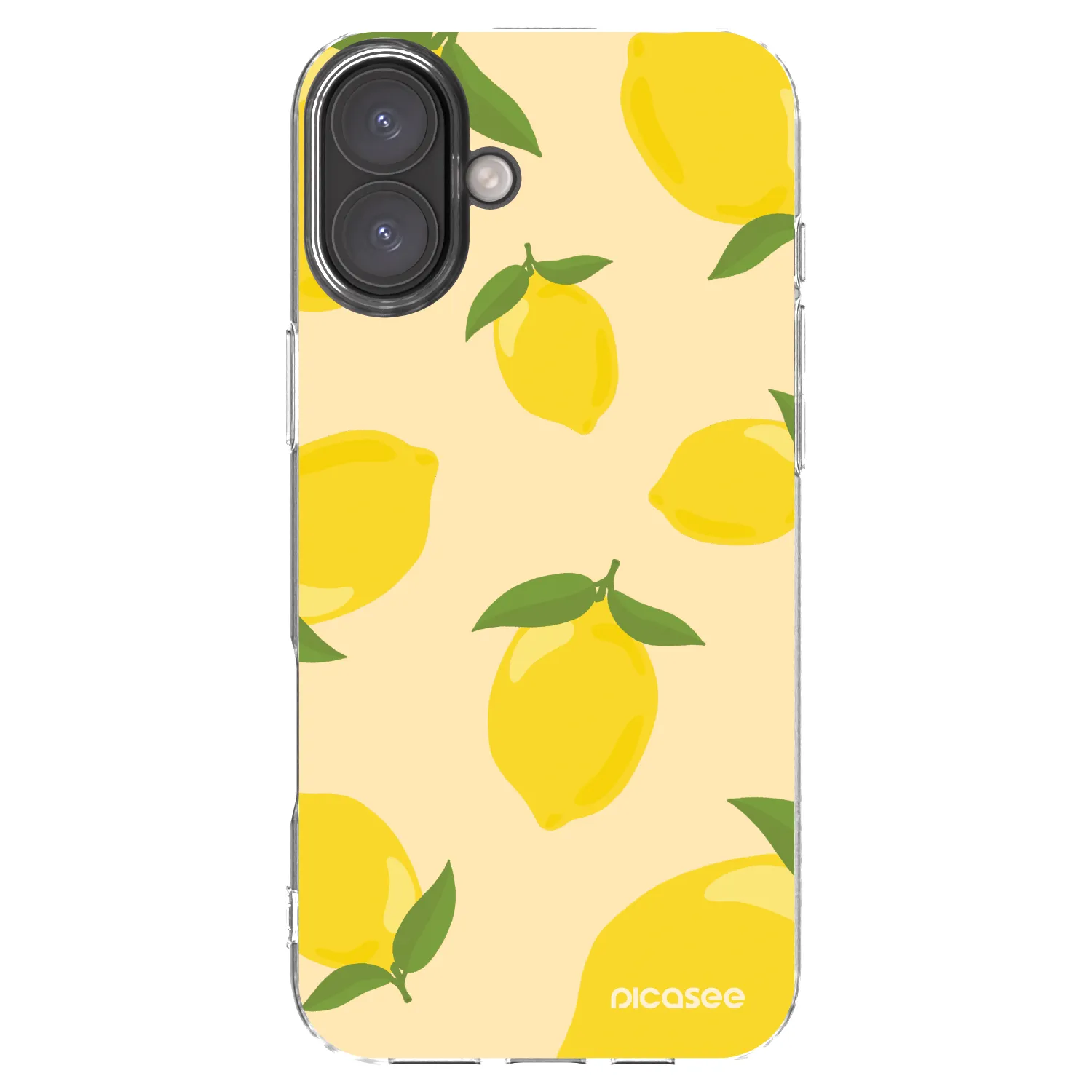 Picasee silikonowe przeźroczyste etui na Apple iPhone 16 Plus - Limoncella