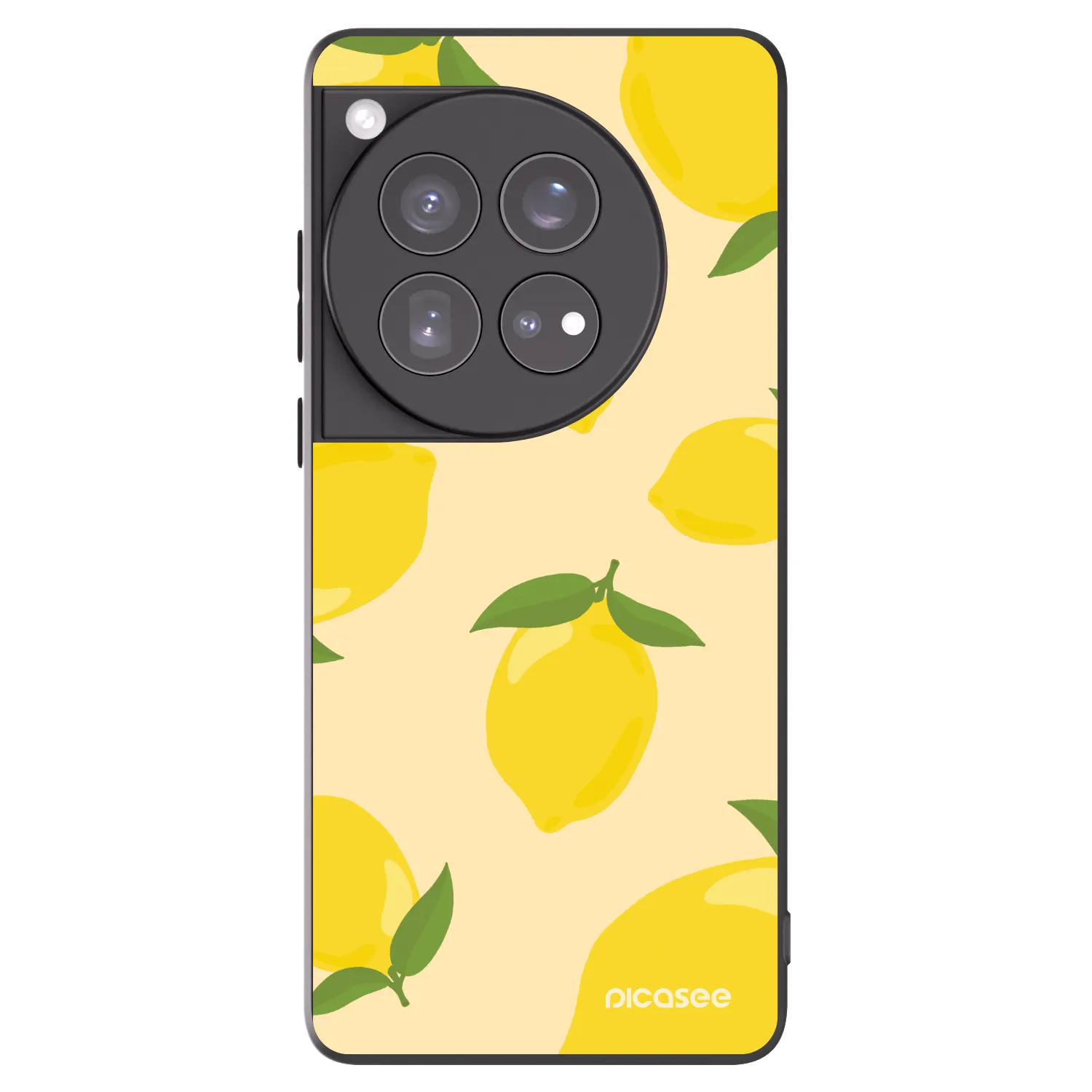 Picasee silikonowe czarne etui na OnePlus 12 5G - Limoncella