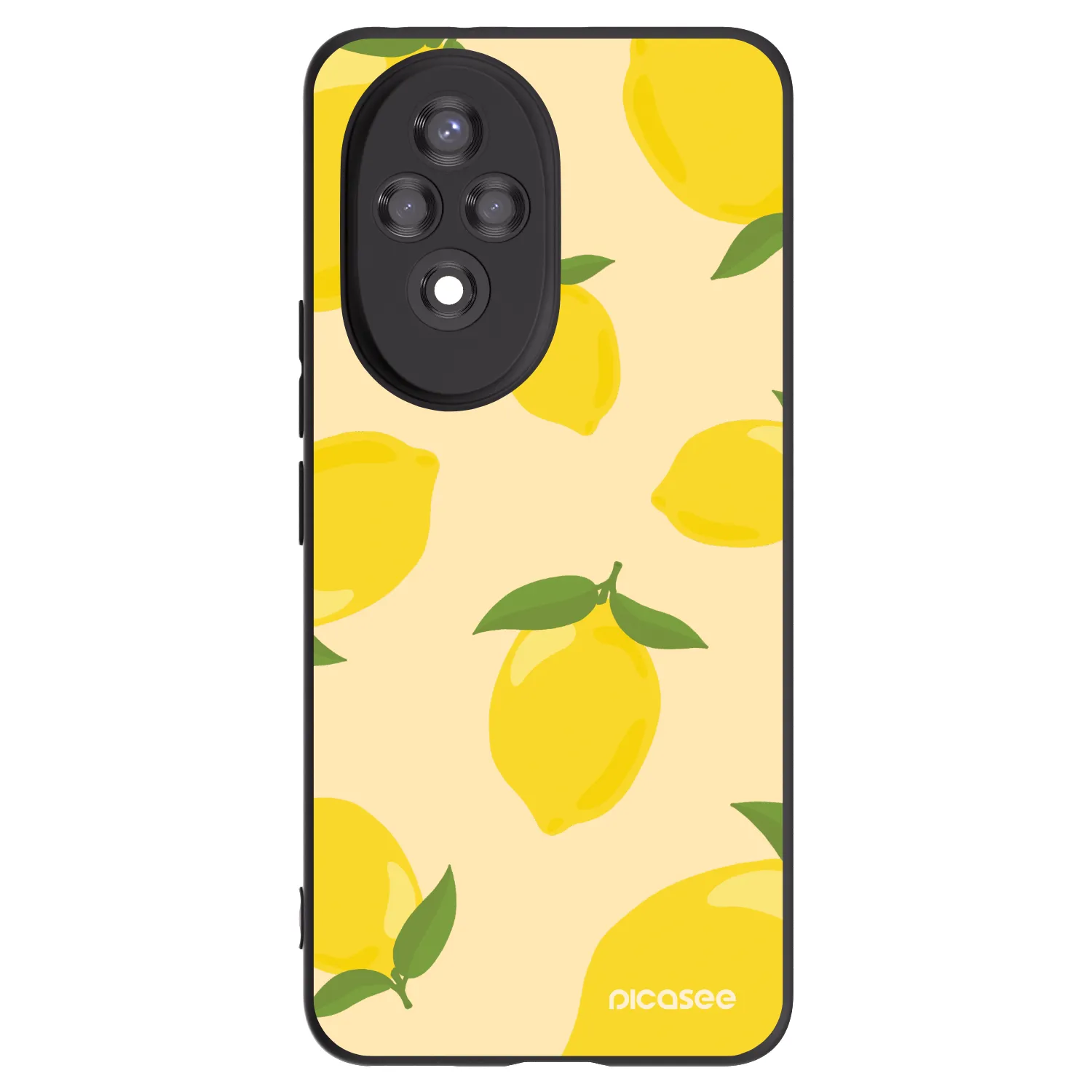 Picasee silikonowe czarne etui na Honor 200 Pro 5G - Limoncella