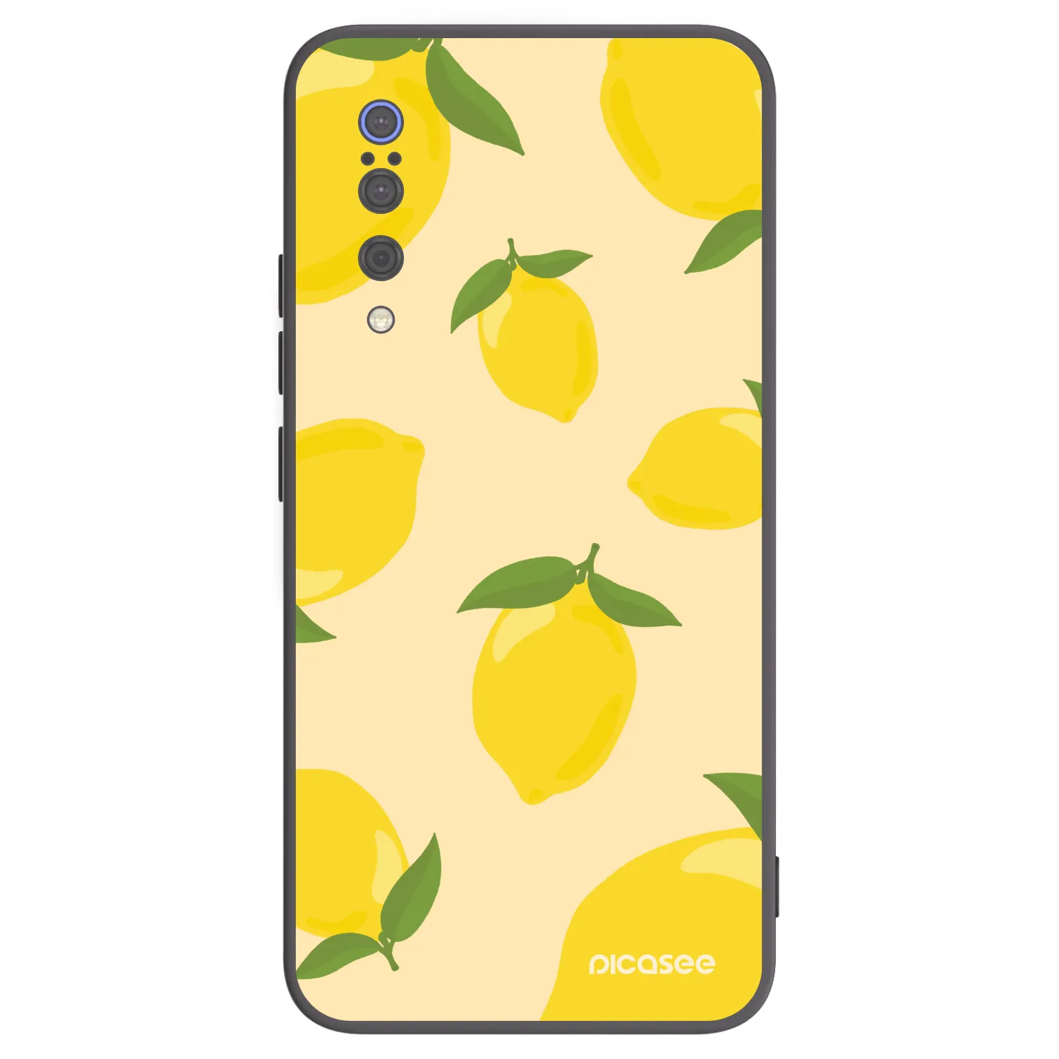 Picasee silikonowe czarne etui na Xiaomi Mi 9 - Limoncella