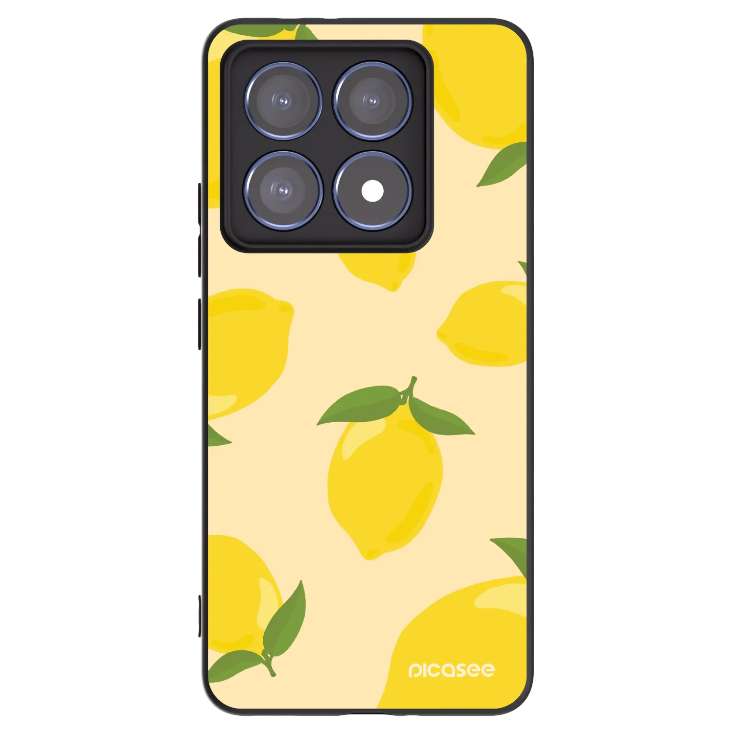 Picasee silikonowe czarne etui na Xiaomi 14T Pro - Limoncella