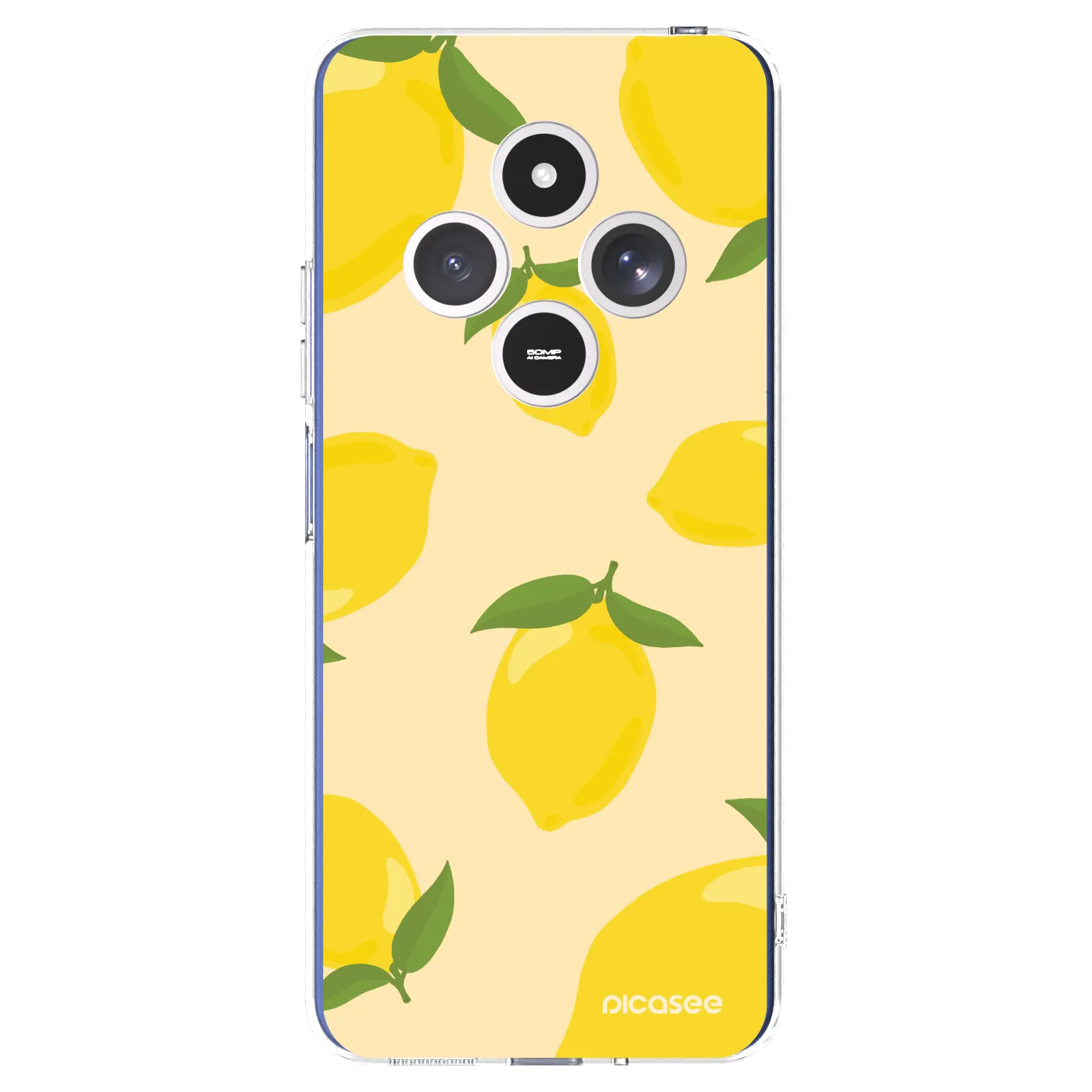 Picasee silikonowe przeźroczyste etui na Xiaomi Redmi 14C - Limoncella