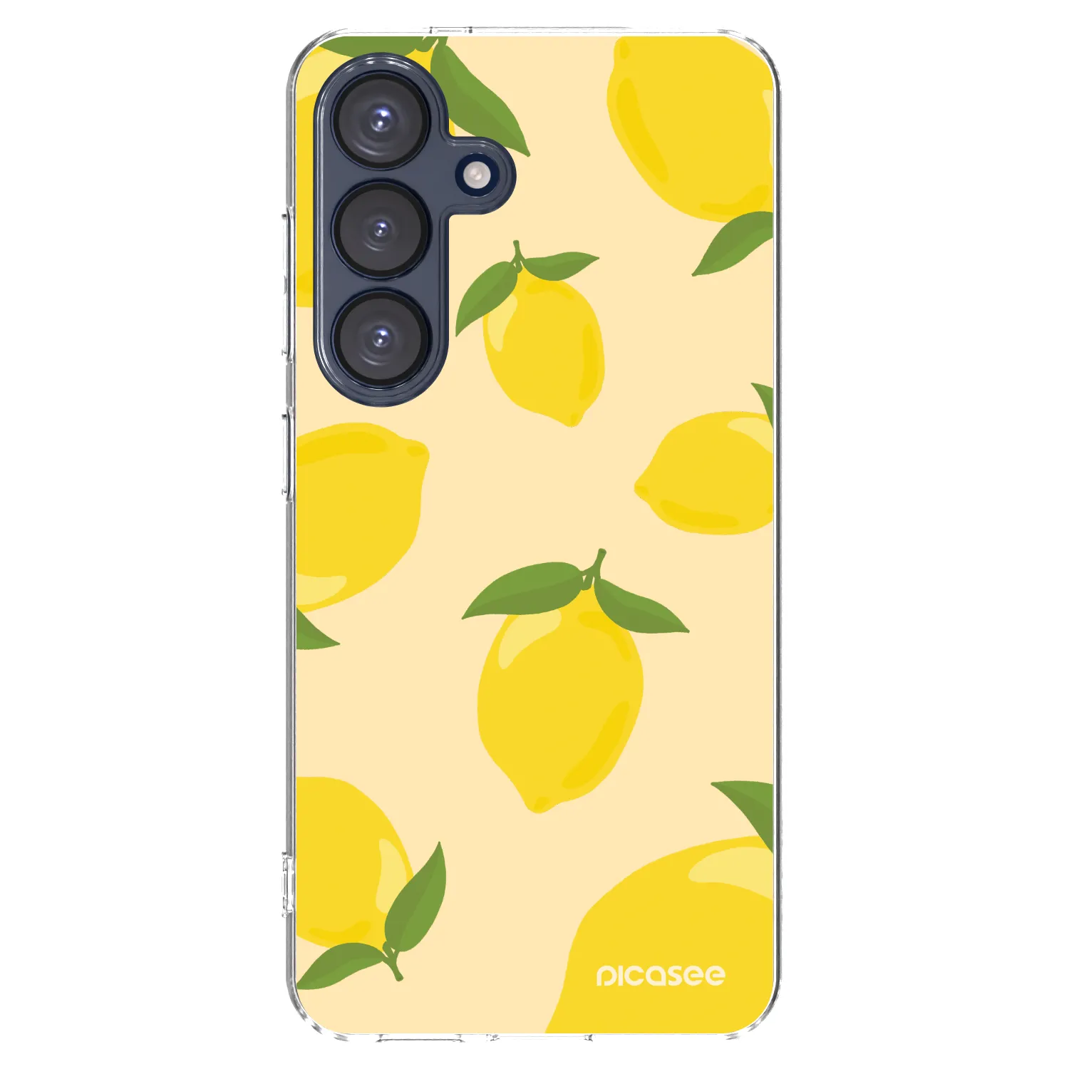 Picasee silikonowe przeźroczyste etui na Samsung Galaxy S25 5G - Limoncella