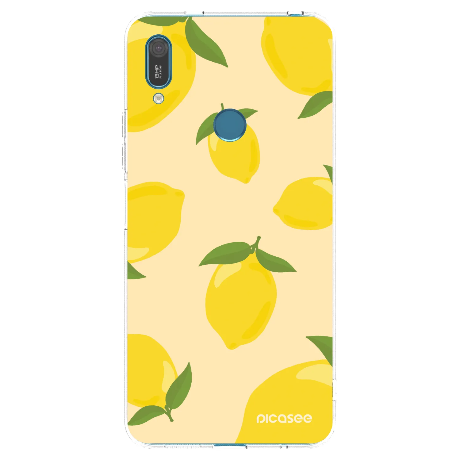 Picasee silikonowe przeźroczyste etui na Huawei Y7 2019 - Limoncella