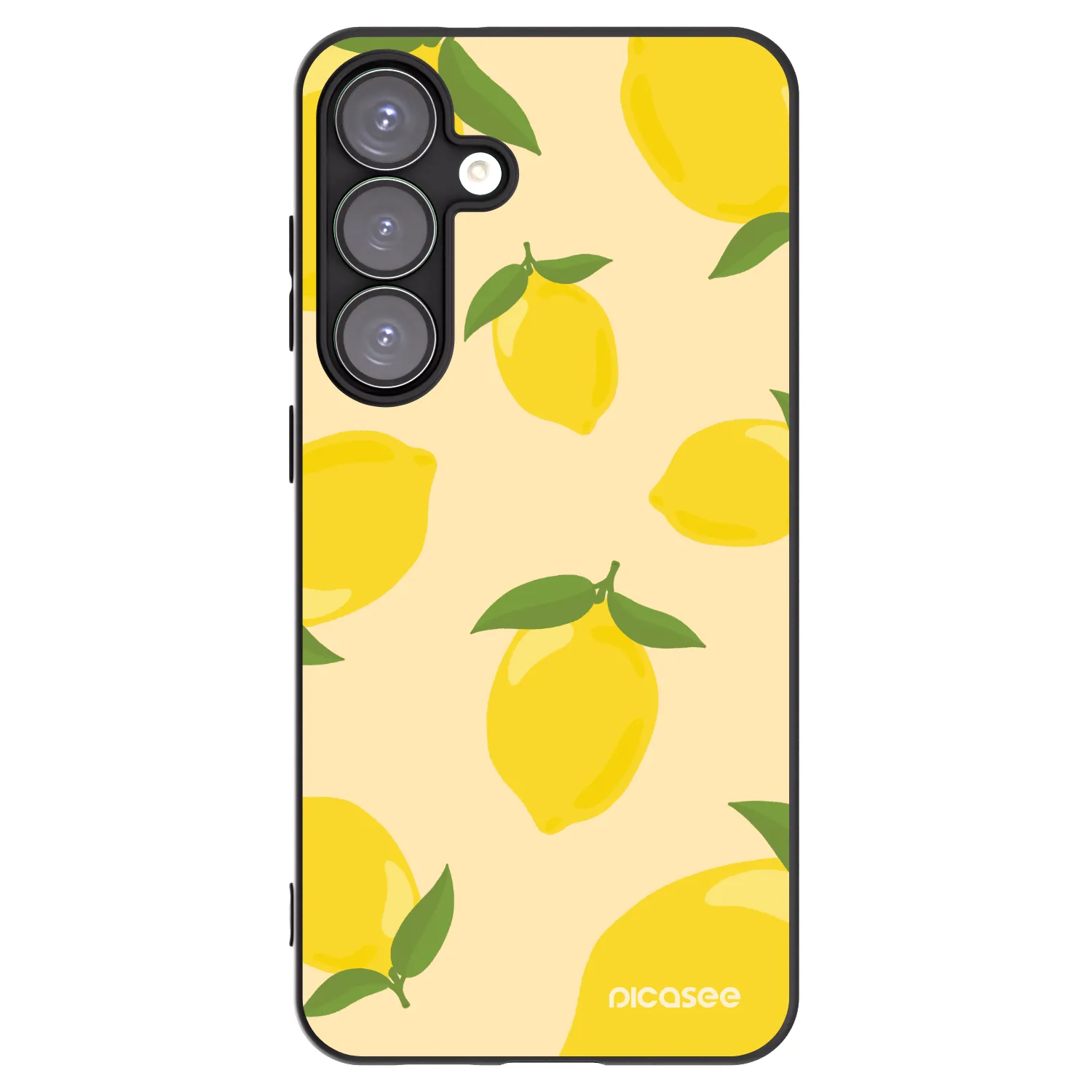 Picasee silikonowe czarne etui na Samsung Galaxy S25+ 5G - Limoncella