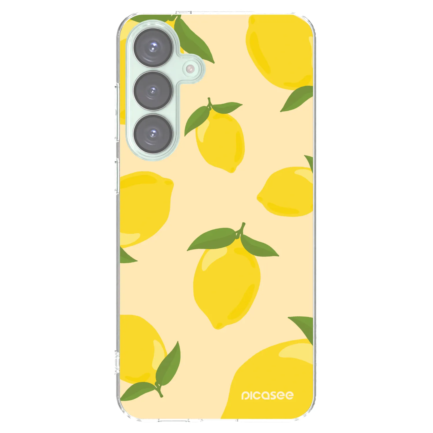 Picasee silikonowe przeźroczyste etui na Samsung Galaxy S25+ 5G - Limoncella