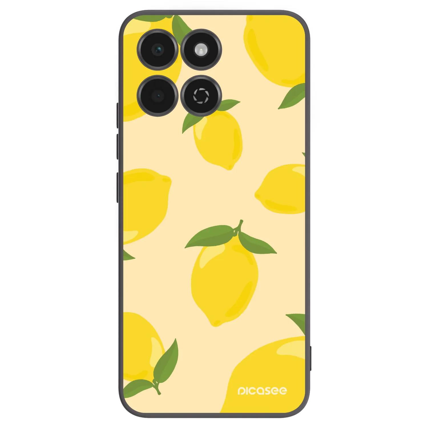 Picasee silikonowe czarne etui na Honor 200 Smart 5G - Limoncella