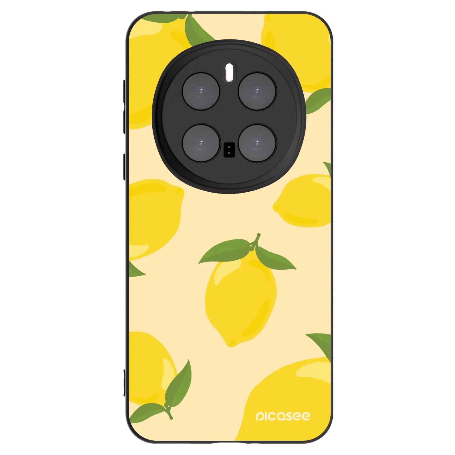 Picasee silikonowe czarne etui na Honor Magic7 Pro 5G - Limoncella