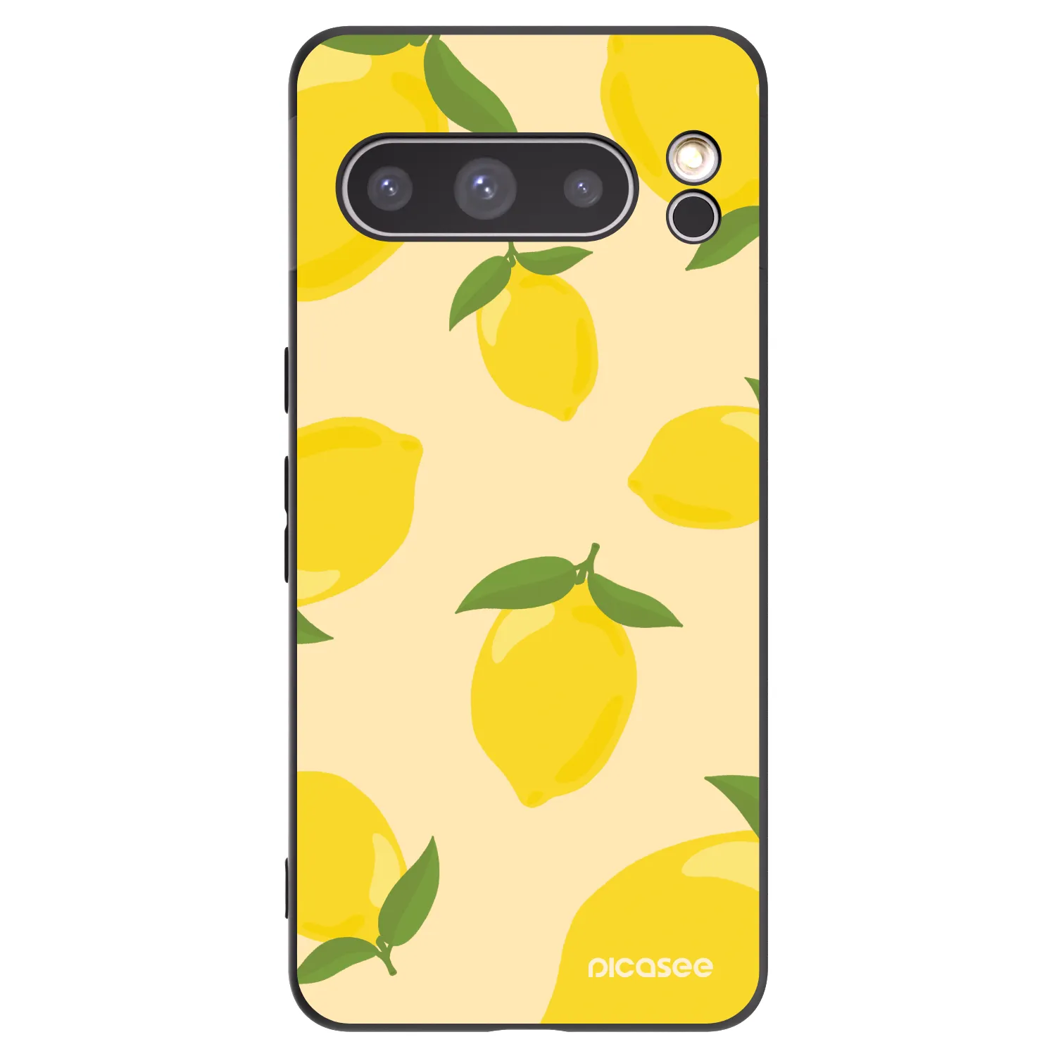 Picasee silikonowe czarne etui na Google Pixel 8 Pro - Limoncella