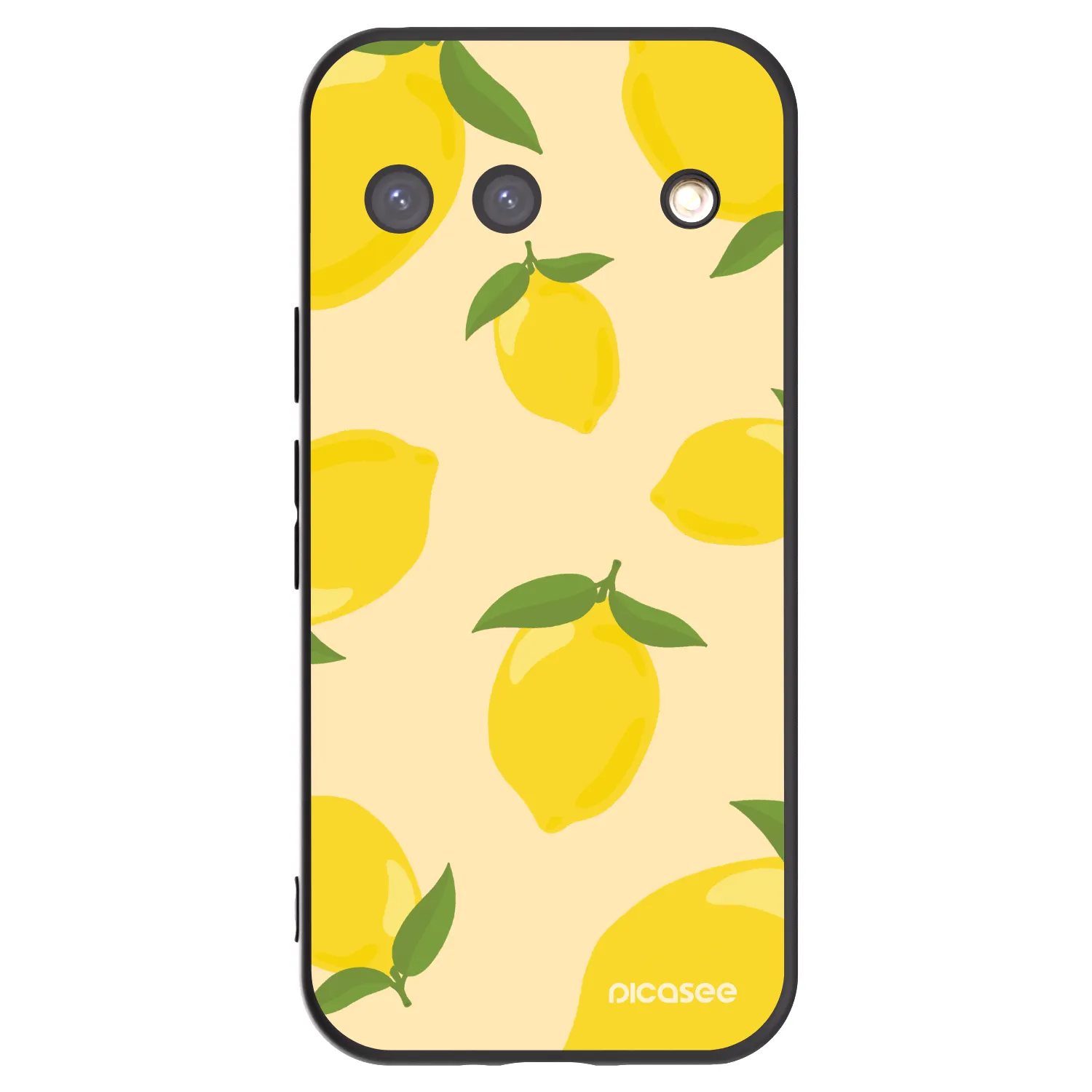 Picasee silikonowe czarne etui na Google Pixel 9 - Limoncella