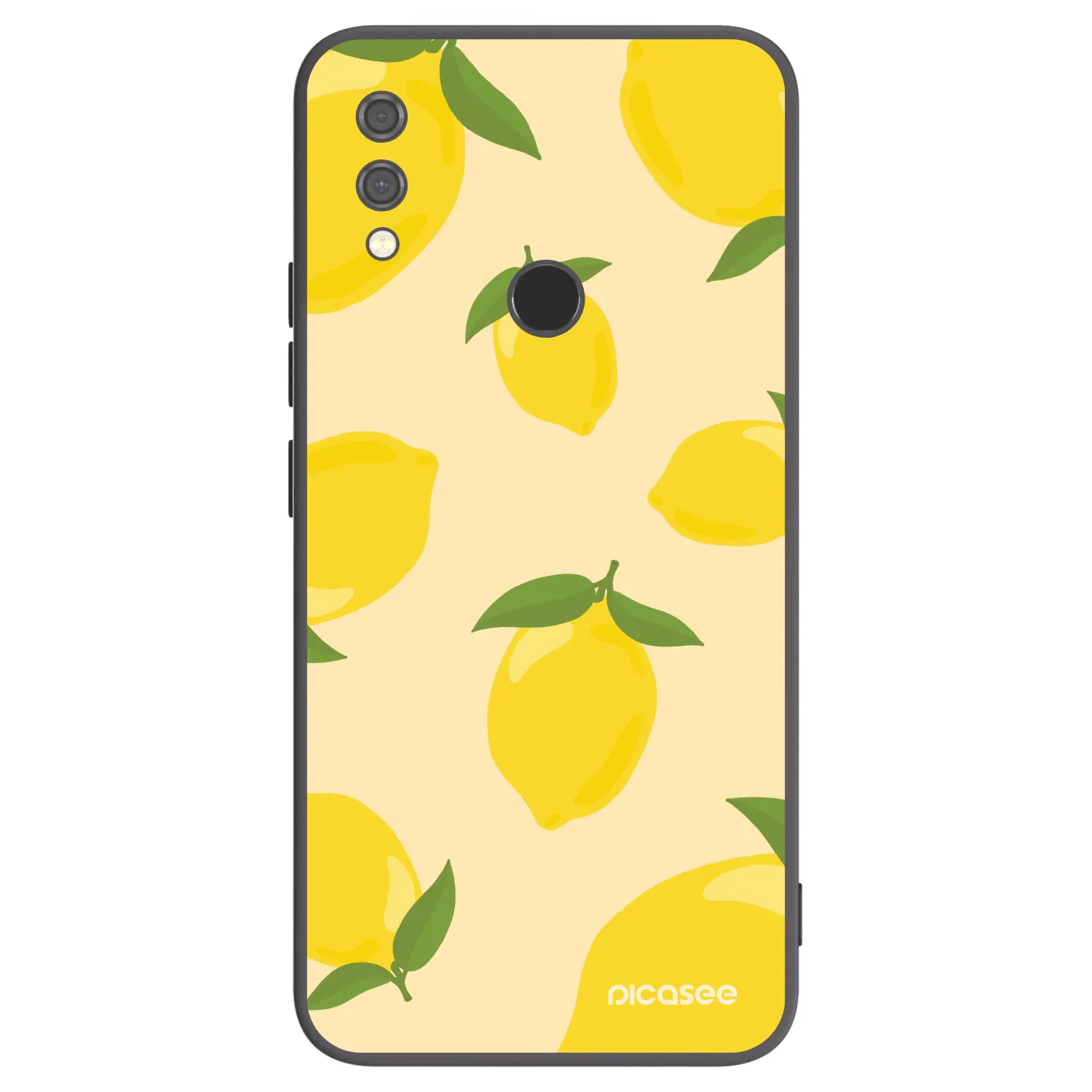 Picasee silikonowe czarne etui na Xiaomi Redmi Note 7 - Limoncella
