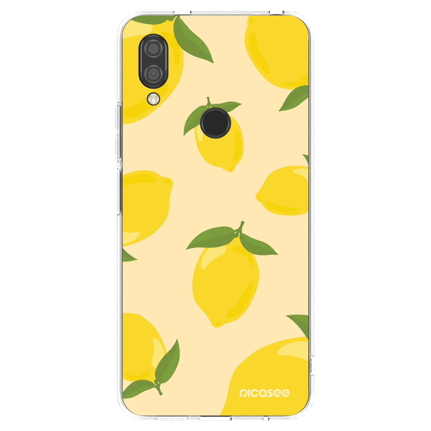 Picasee silikonowe przeźroczyste etui na Xiaomi Redmi 7 - Limoncella