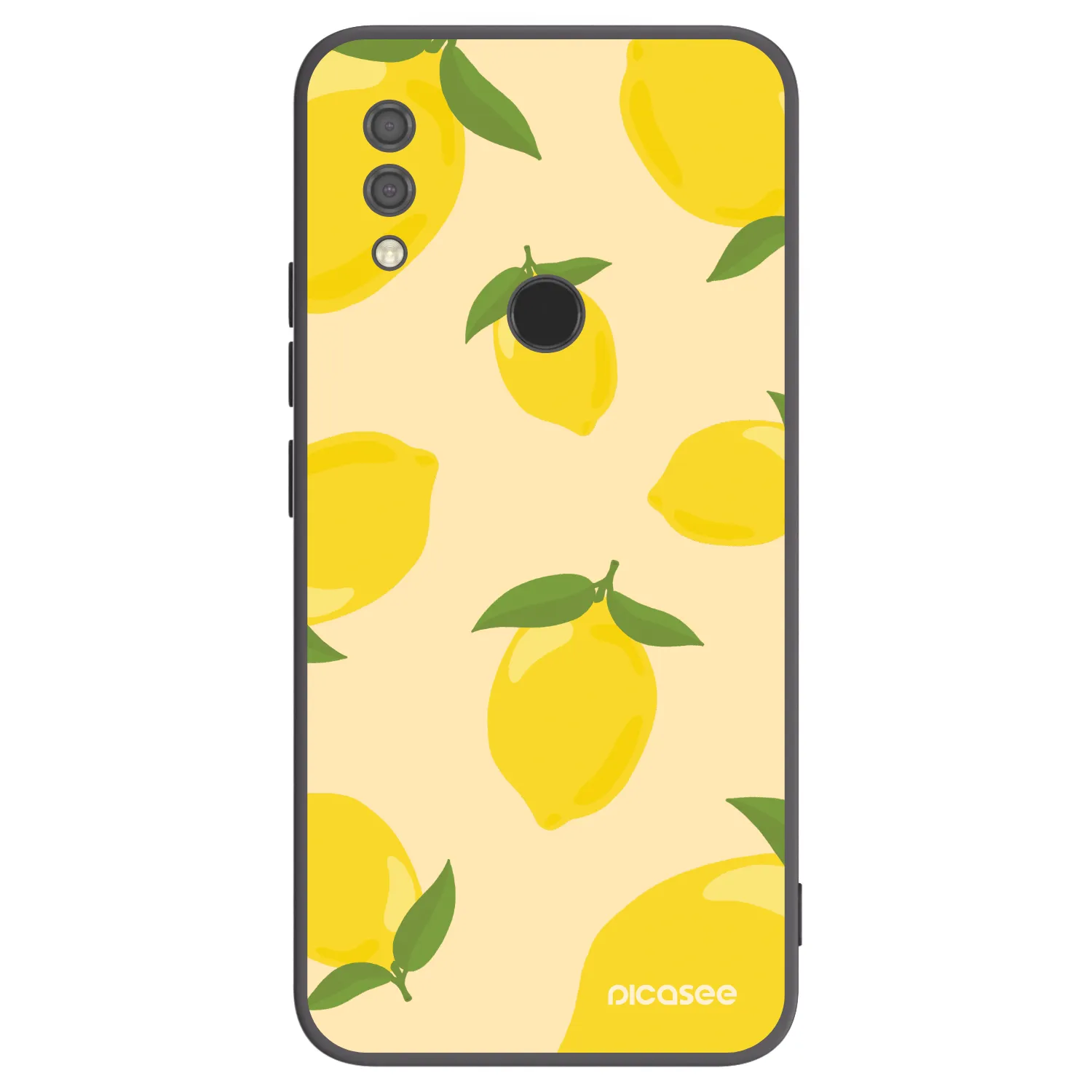 Picasee silikonowe czarne etui na Xiaomi Redmi 7 - Limoncella