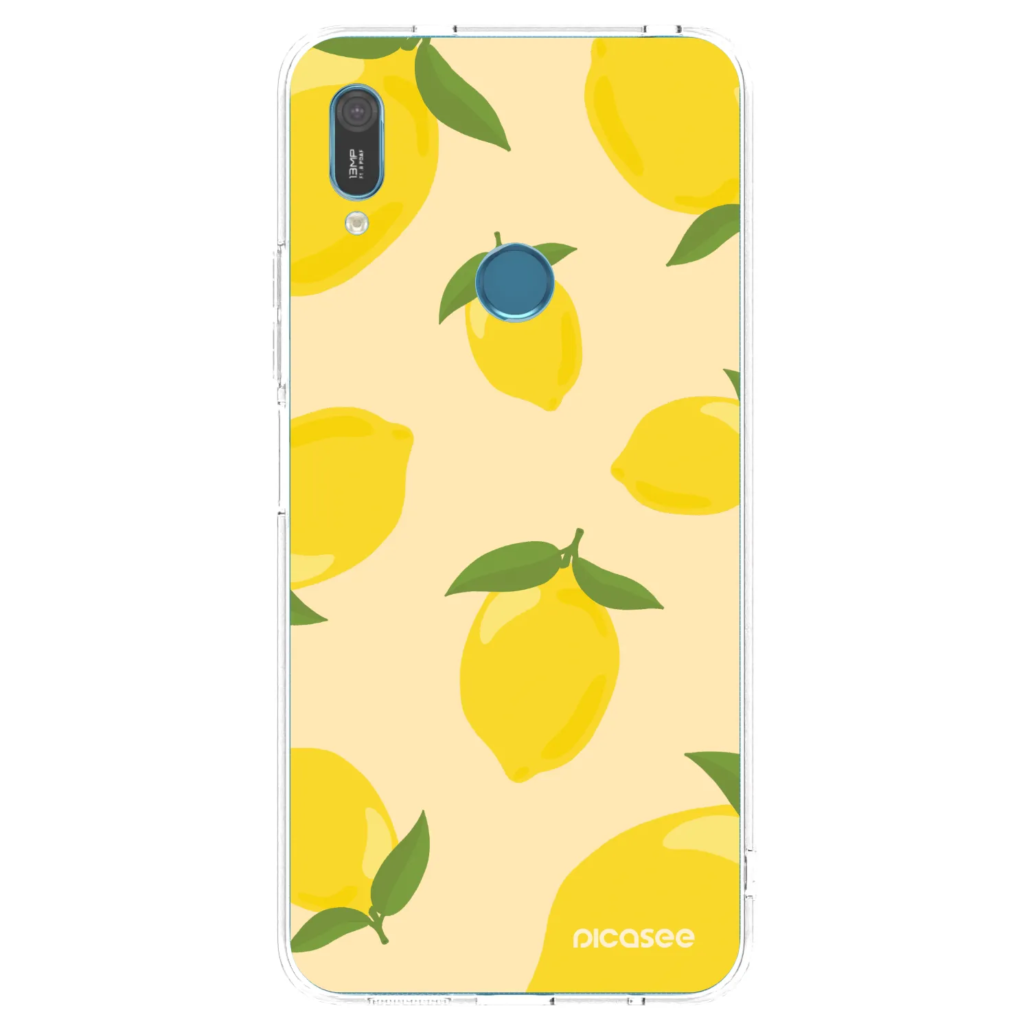 Picasee silikonowe przeźroczyste etui na Huawei Y6 2019 - Limoncella