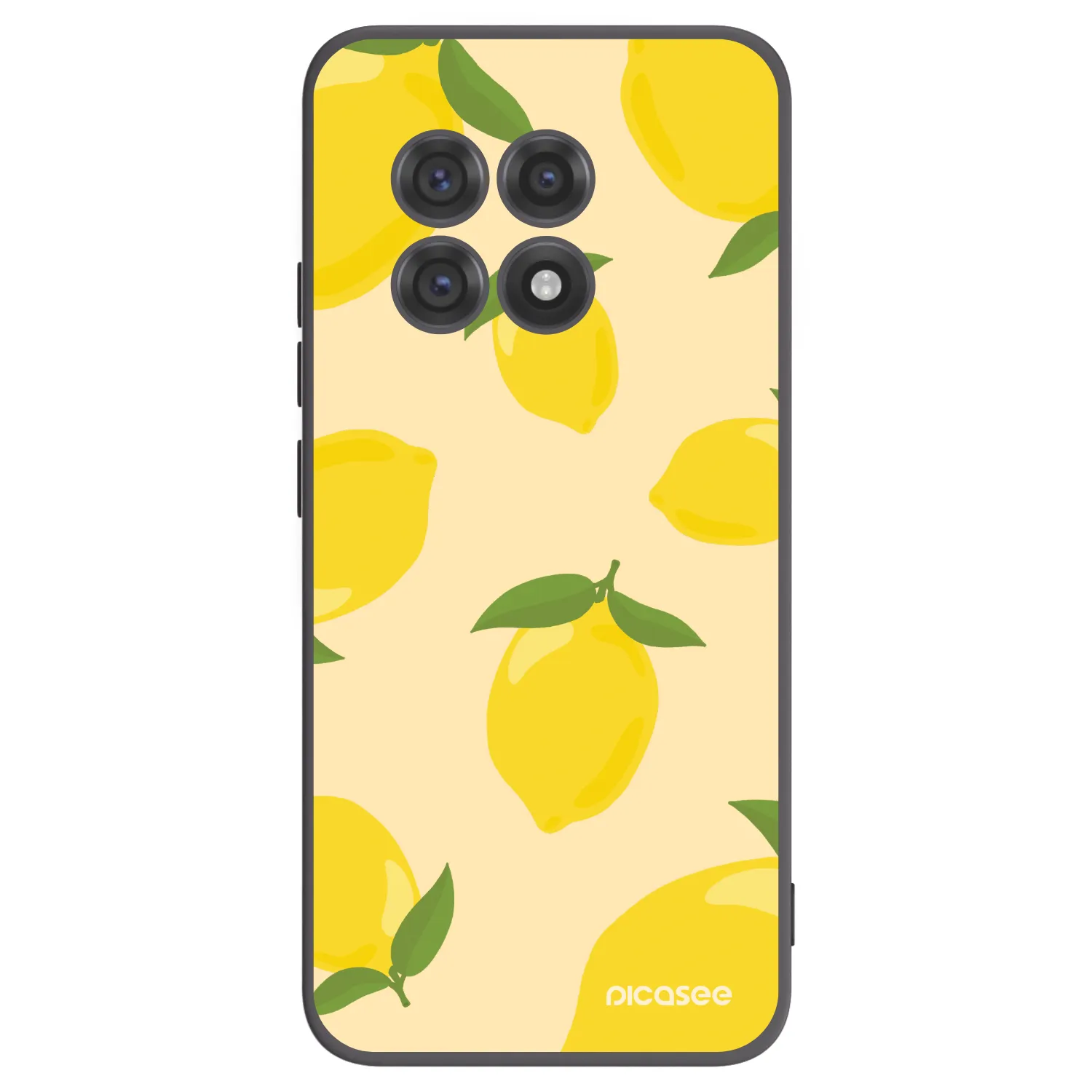 Picasee silikonowe czarne etui na OnePlus 13R 5G - Limoncella