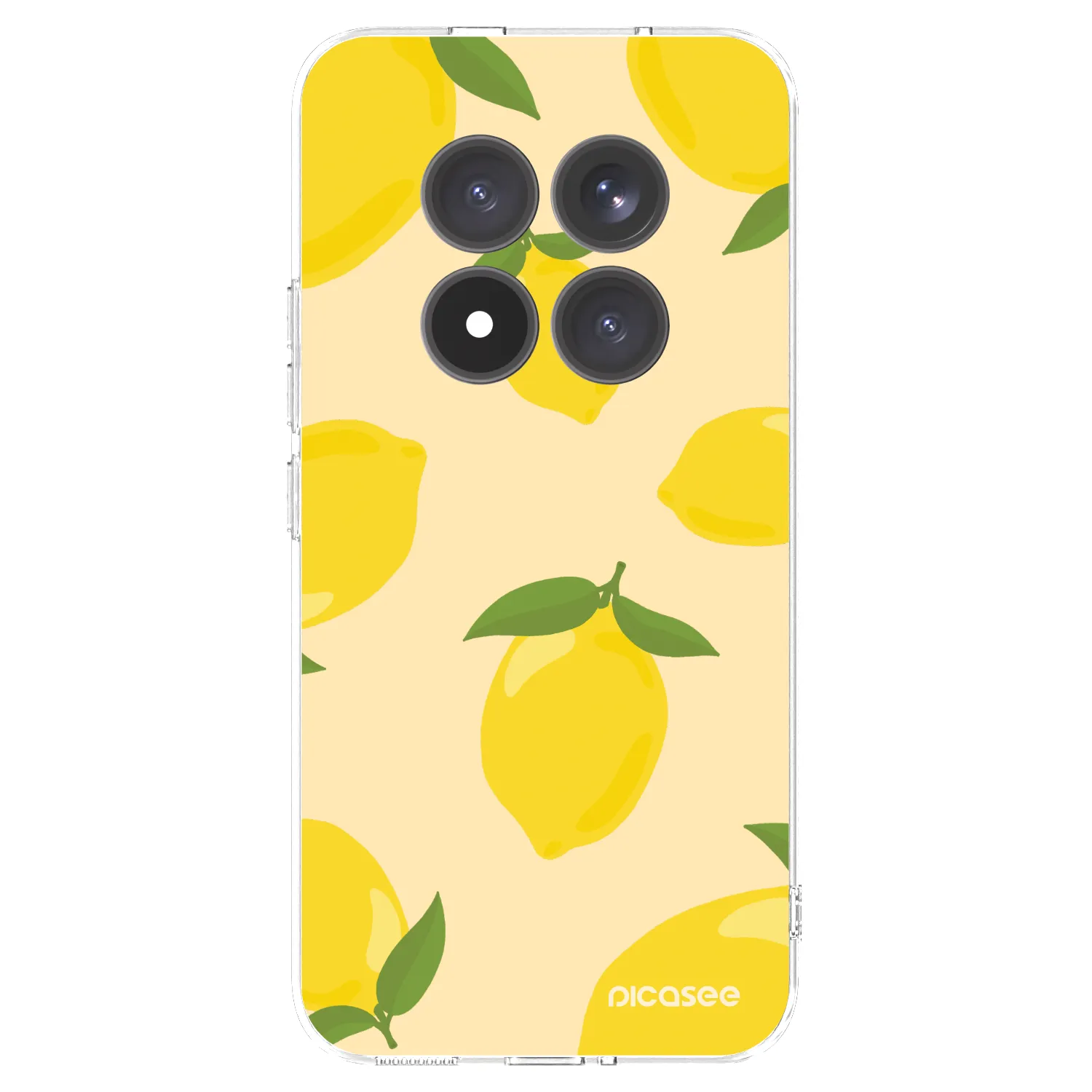 Picasee silikonowe przeźroczyste etui na Xiaomi Redmi Note 15 Pro+ - Limoncella