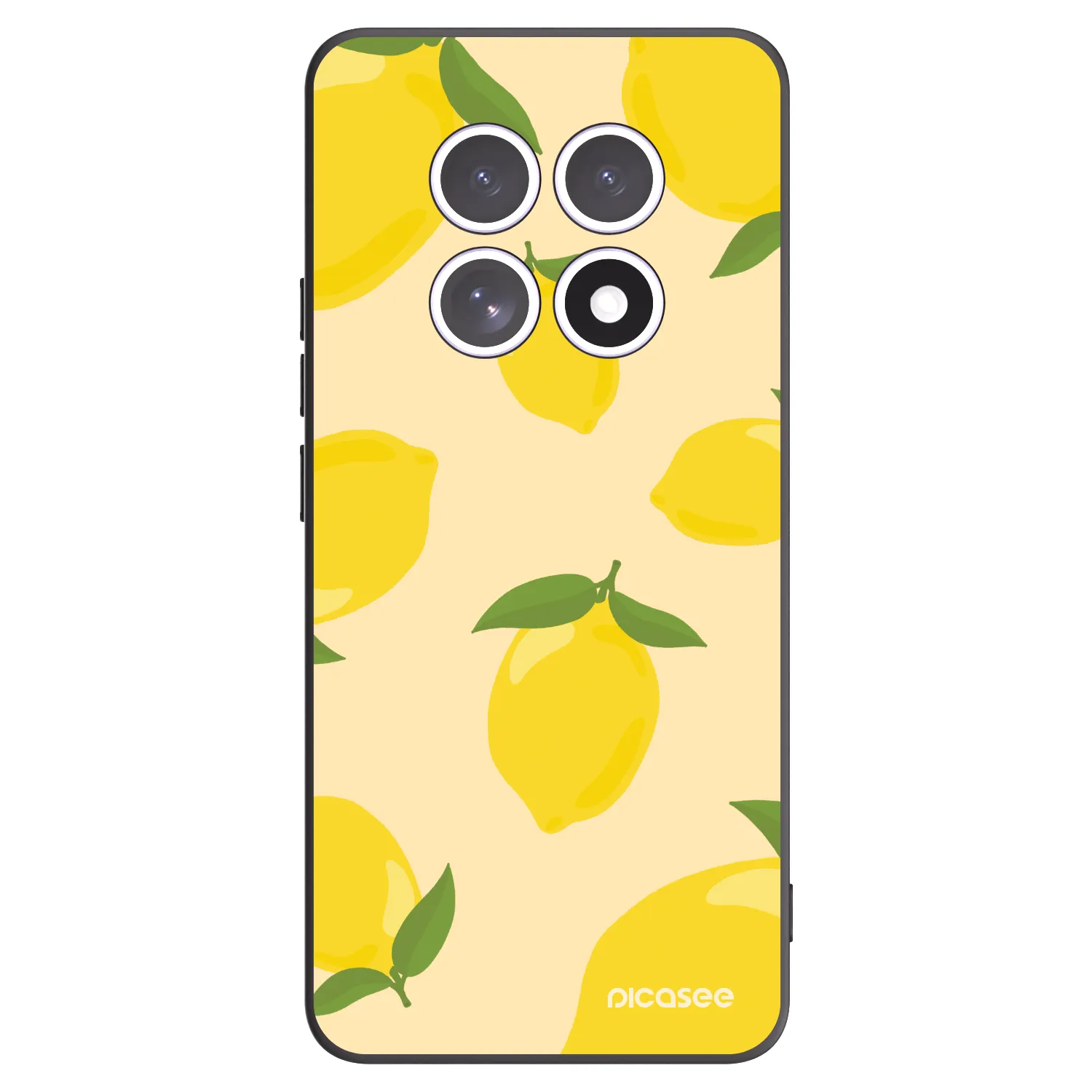 Picasee silikonowe czarne etui na Xiaomi Redmi Note 15 4G - Limoncella